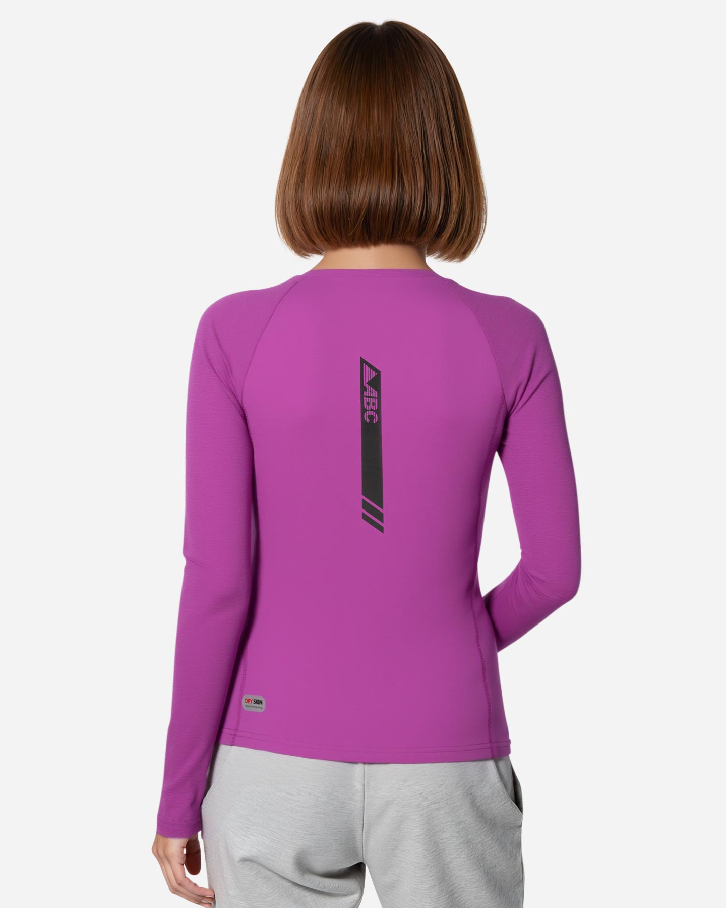 Maglia running ABC TECH W - Viola - 4 | Cisalfa Sport