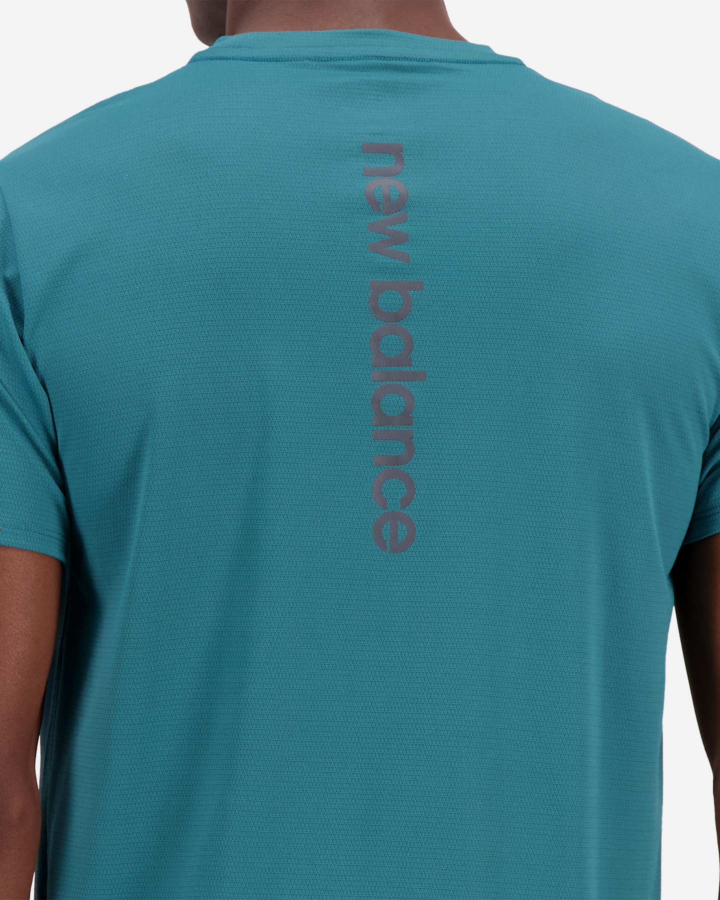 T-shirt running NEW BALANCE IMPACT AT N-VENT M - Verde - 5 | Cisalfa Sport