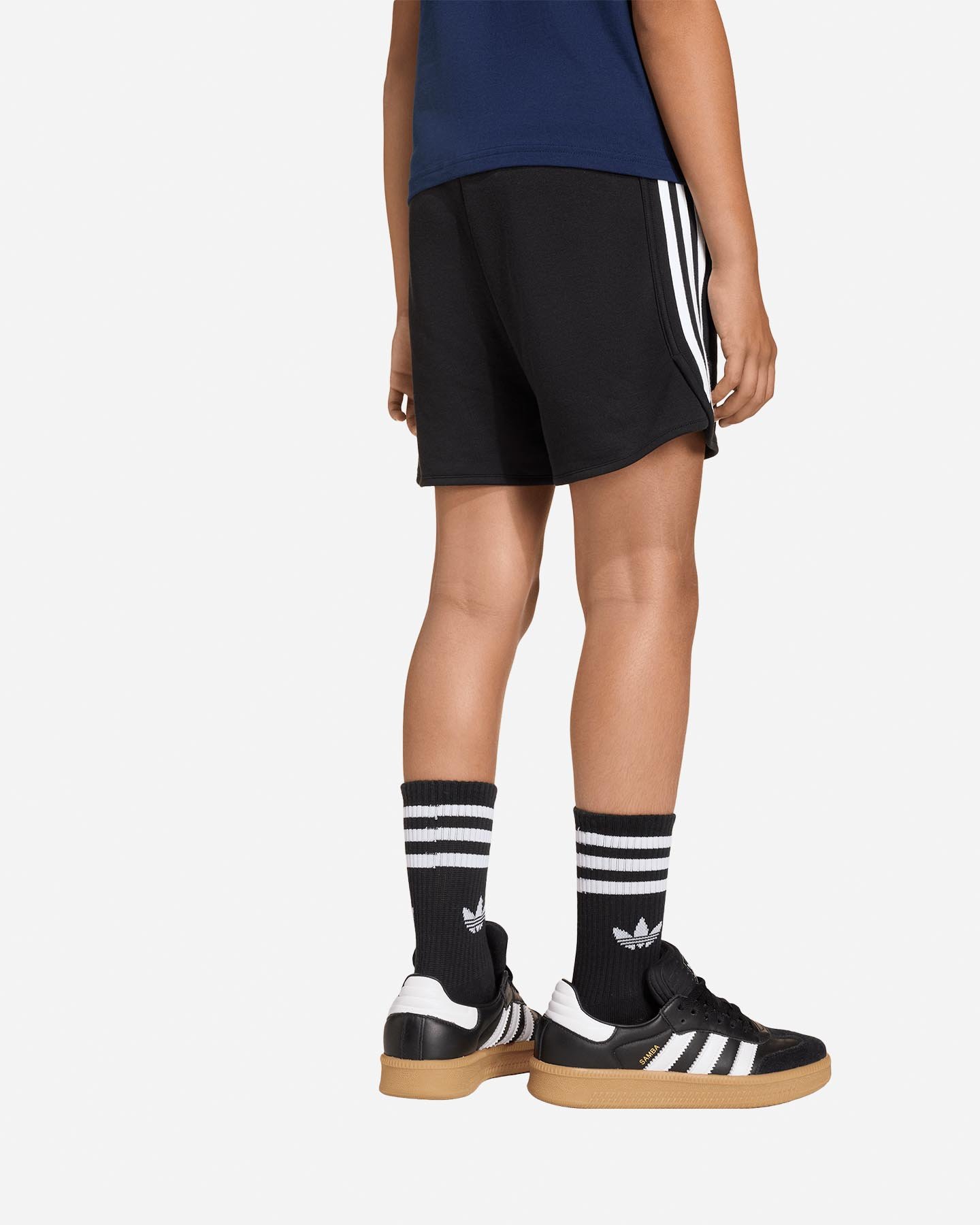 Pantaloncini ADIDAS 3STRIPES JR - Nero - 3 | Cisalfa Sport