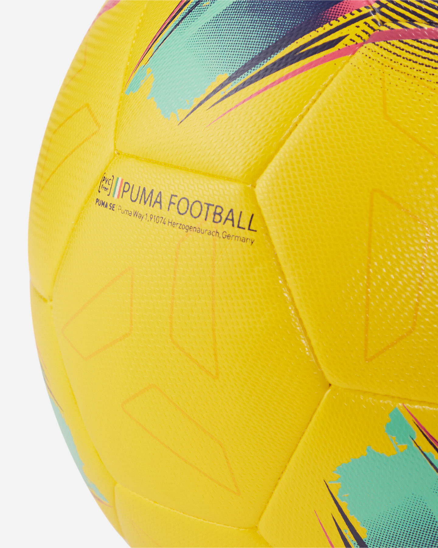 Pallone calcio misura 5 PUMA ORBITA SERIE A HI-VIS 24-25 SZ 5  - Bianco - 3 | Cisalfa Sport