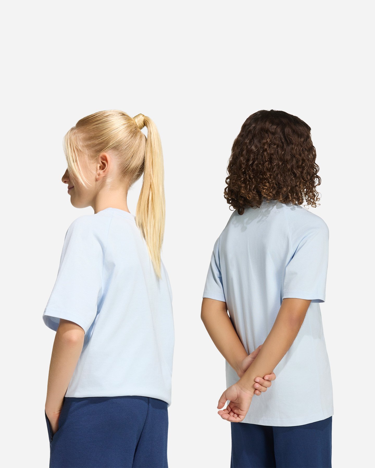 T-shirt ADIDAS GRAPHIC TREFOIL JR - Azzurro - 1 | Cisalfa Sport