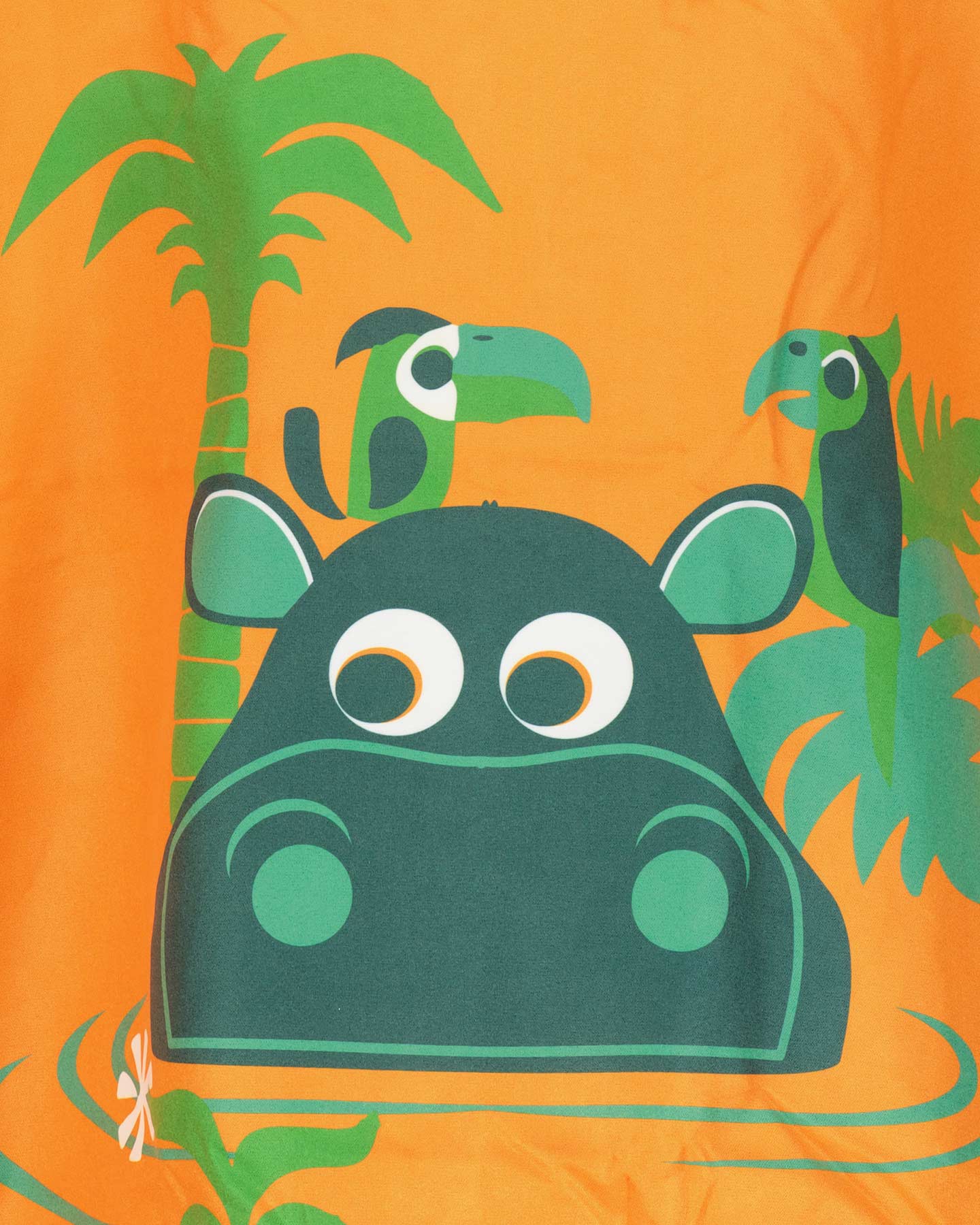 Poncho piscina RAS WILD JR - Arancione - 2 | Cisalfa Sport