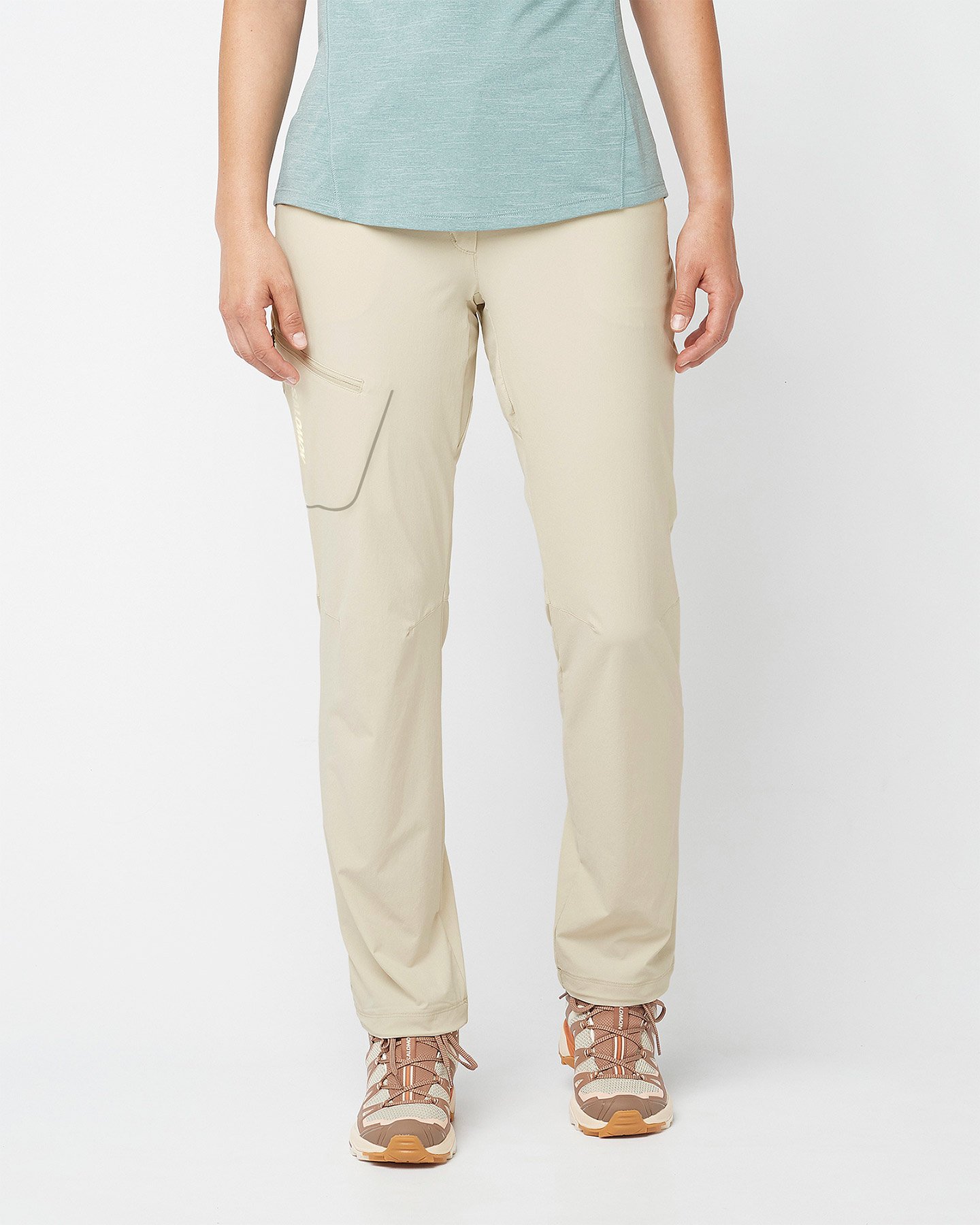 Pantalone outdoor SALOMON WAYFARER W - Grigio - 1 | Cisalfa Sport