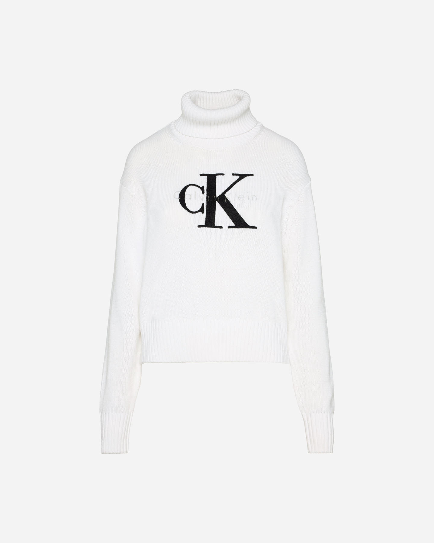 Maglione CALVIN KLEIN JEANS LOGO W - Bianco - 0 | Cisalfa Sport