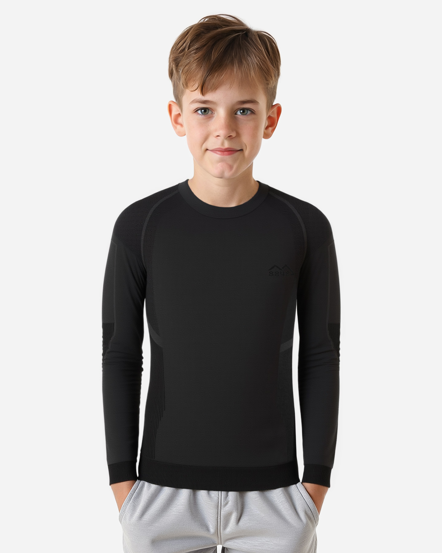 Maglia intimo tecnico 8848 DRYARN JR - Nero - 2 | Cisalfa Sport