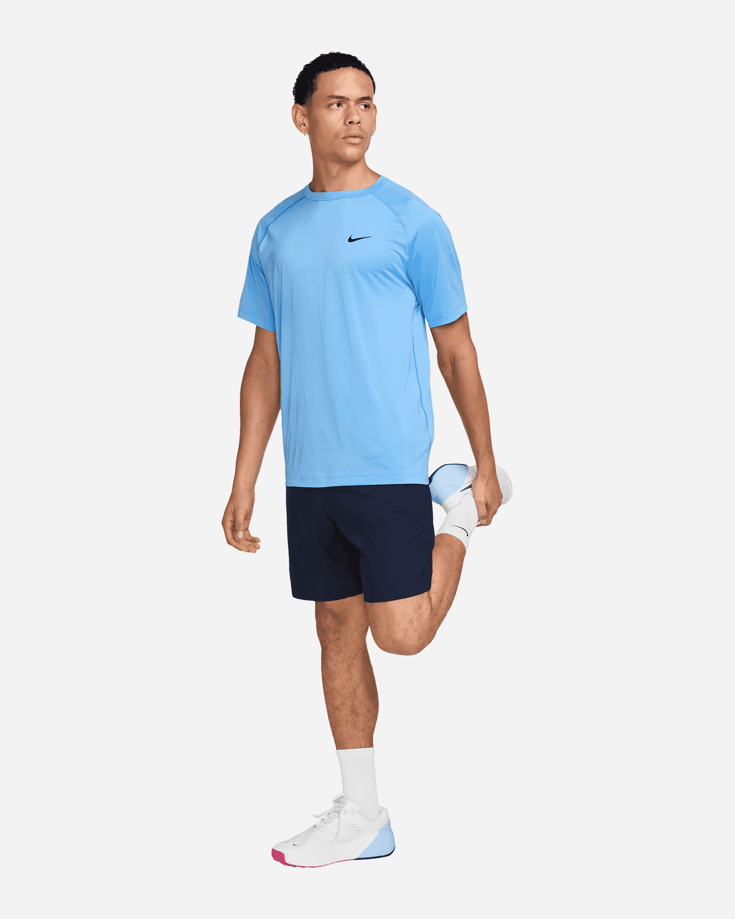 T-shirt training NIKE DRI FIT READY M - Azzurro - 2 | Cisalfa Sport