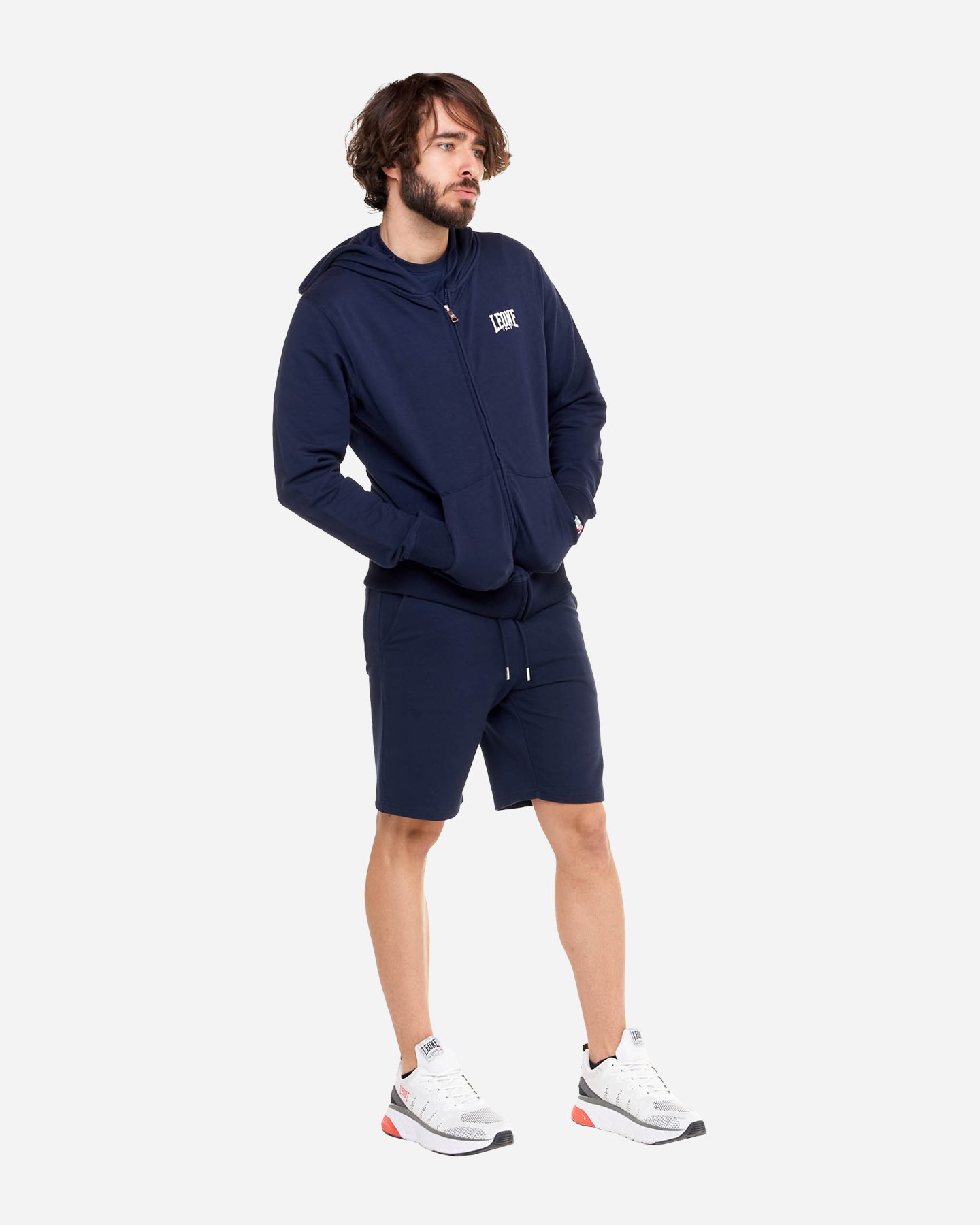 Felpa LEONE SMALL LOGO M - Blu Navy - 1 | Cisalfa Sport