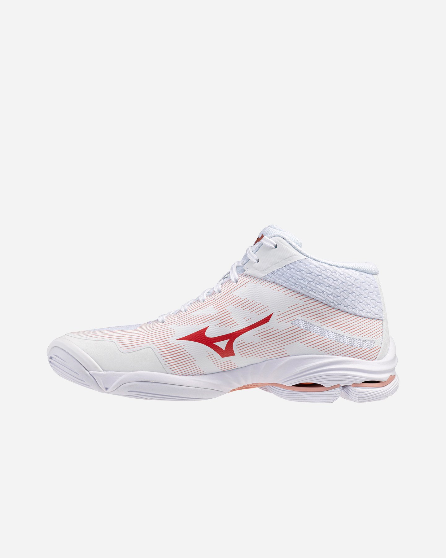 Scarpe volley MIZUNO WAVE LIGHTNING PRO MID W - Bianco - 4 | Cisalfa Sport