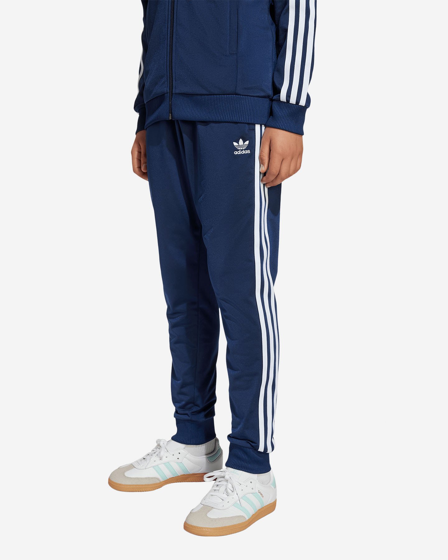 Pantalone ADIDAS SUPERICONS JR - Blu - 1 | Cisalfa Sport
