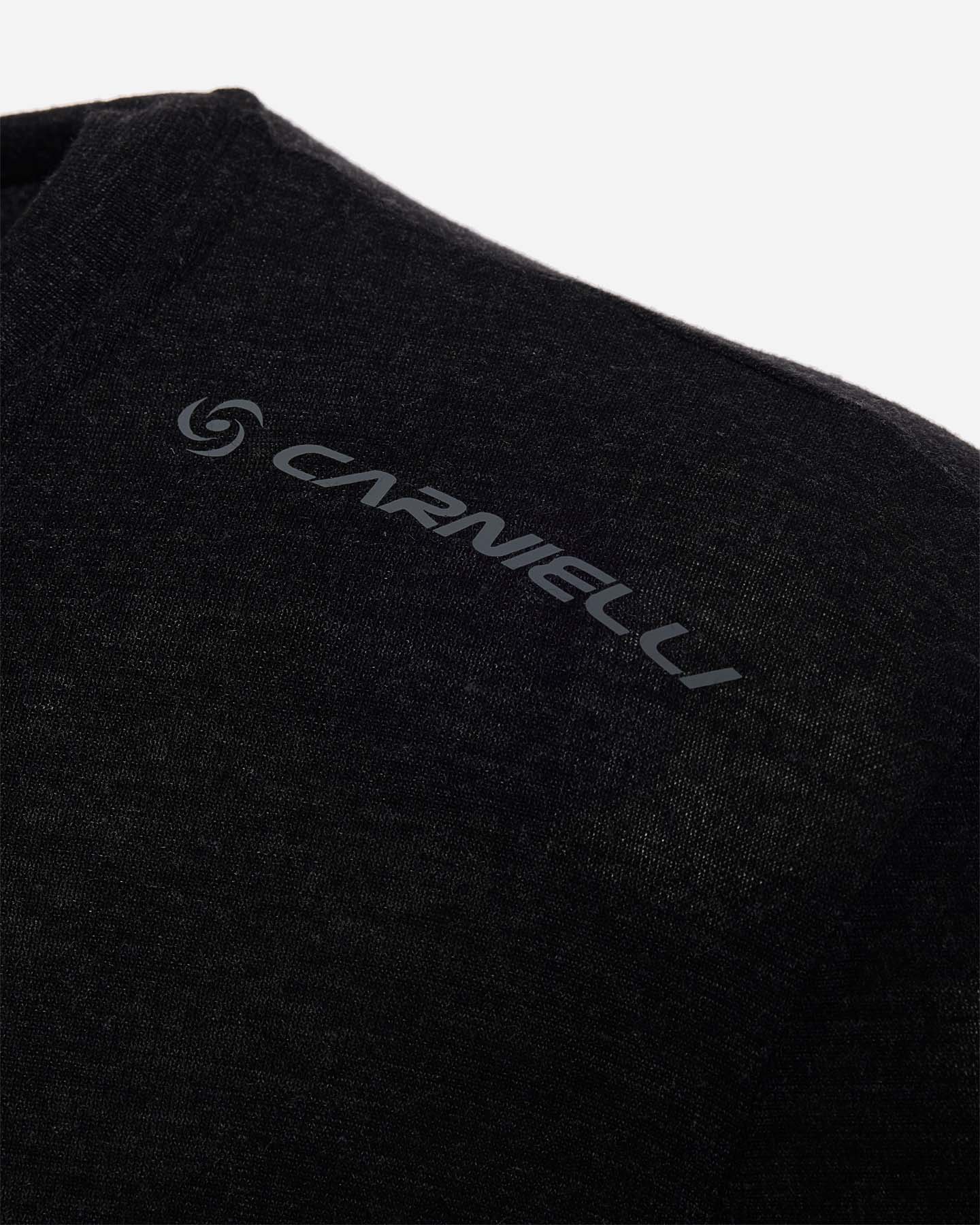 Maglia ciclismo CARNIELLI BASE LAYER MERINOS M - Nero - 2 | Cisalfa Sport