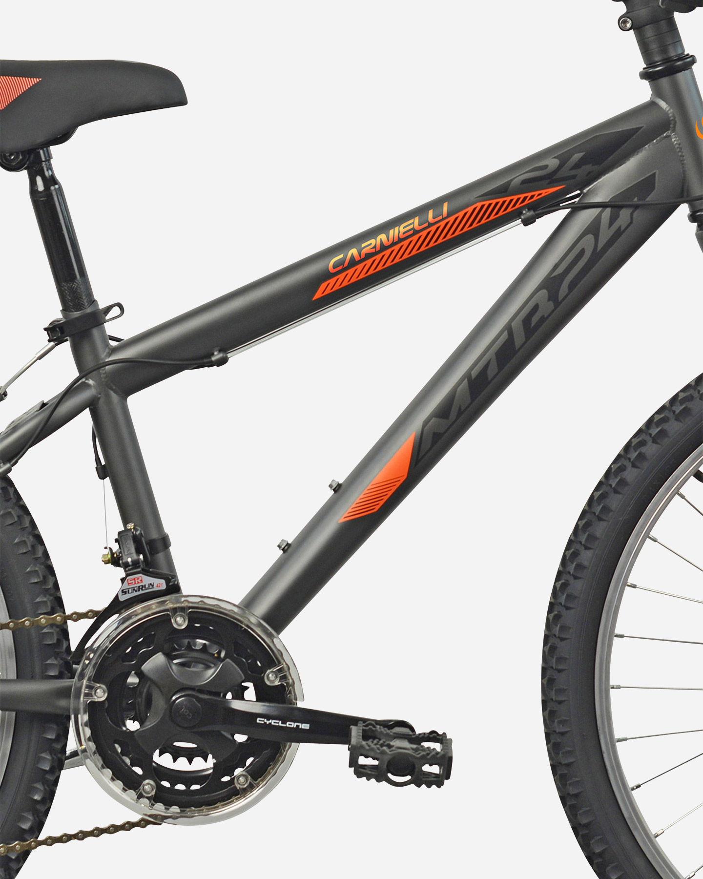 Bici junior CARNIELLI MOUNTAIN BIKE 24 JR - Grigio - 2 | Cisalfa Sport