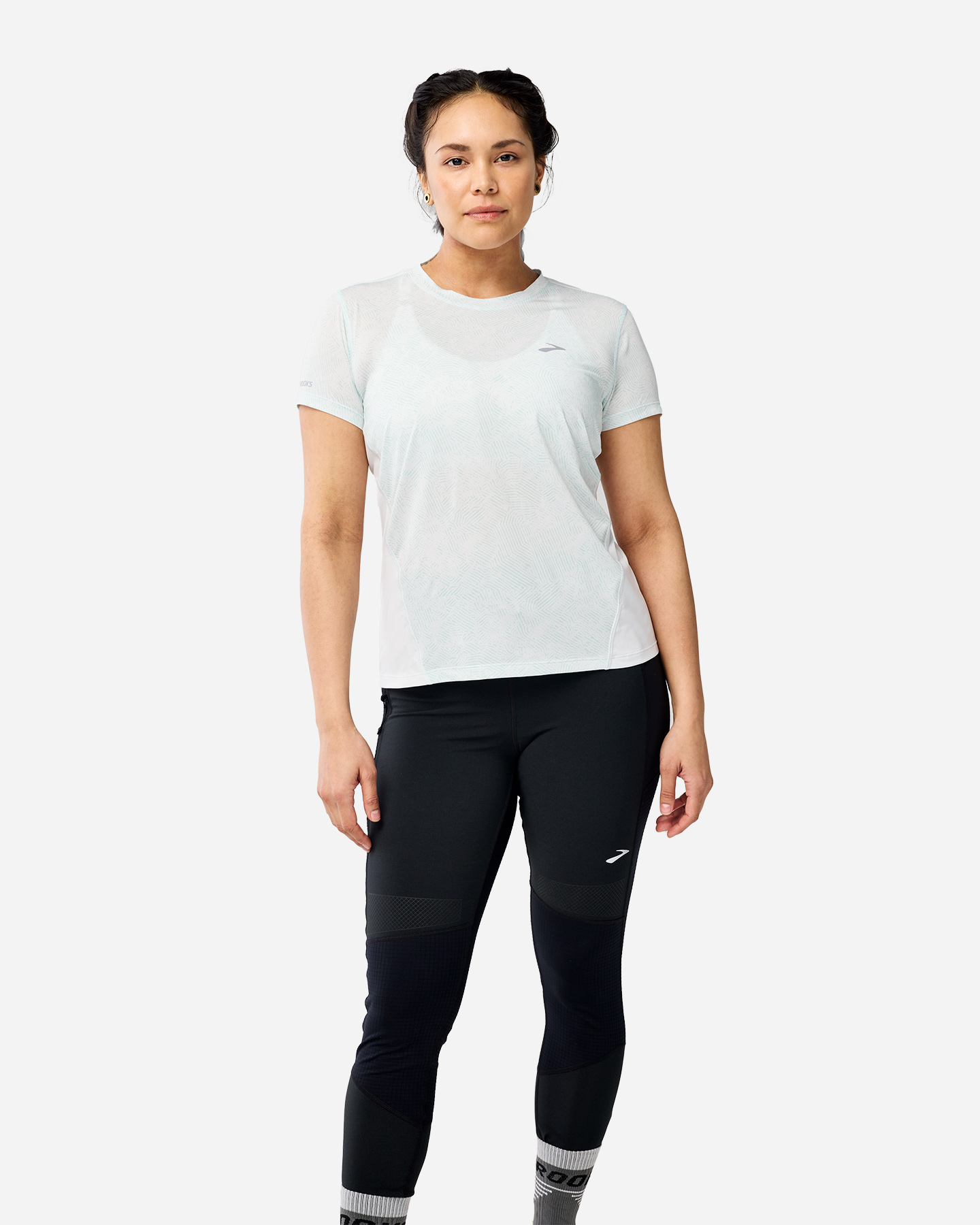 T-shirt running BROOKS SPRINT FREE 3.0 W - Bianco - 1 | Cisalfa Sport