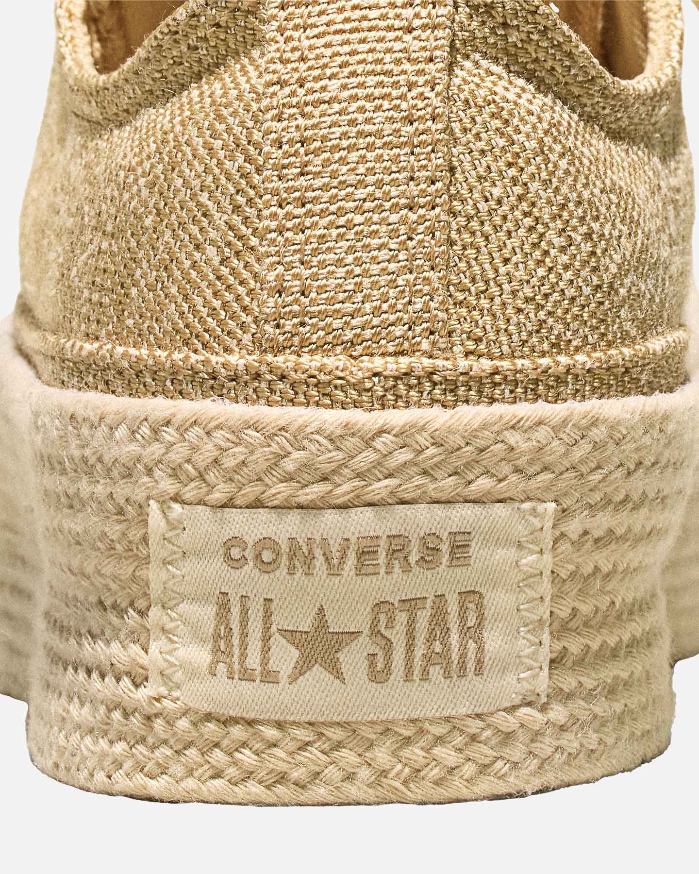 Scarpe sneakers CONVERSE CHUCK TAYLOR ALL STAR LIFT ESPADRILLE W - Marrone - 4 | Cisalfa Sport