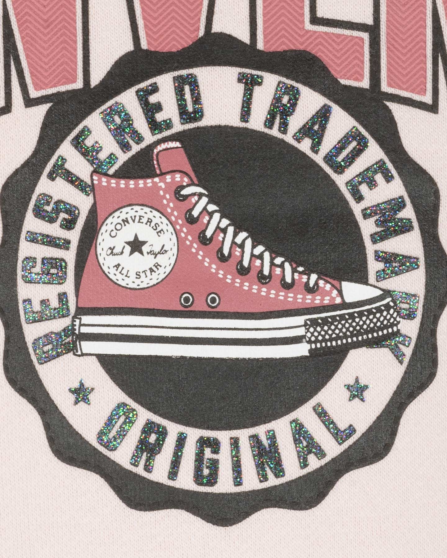 Felpa CONVERSE VARSITY JR - Rosa - 2 | Cisalfa Sport