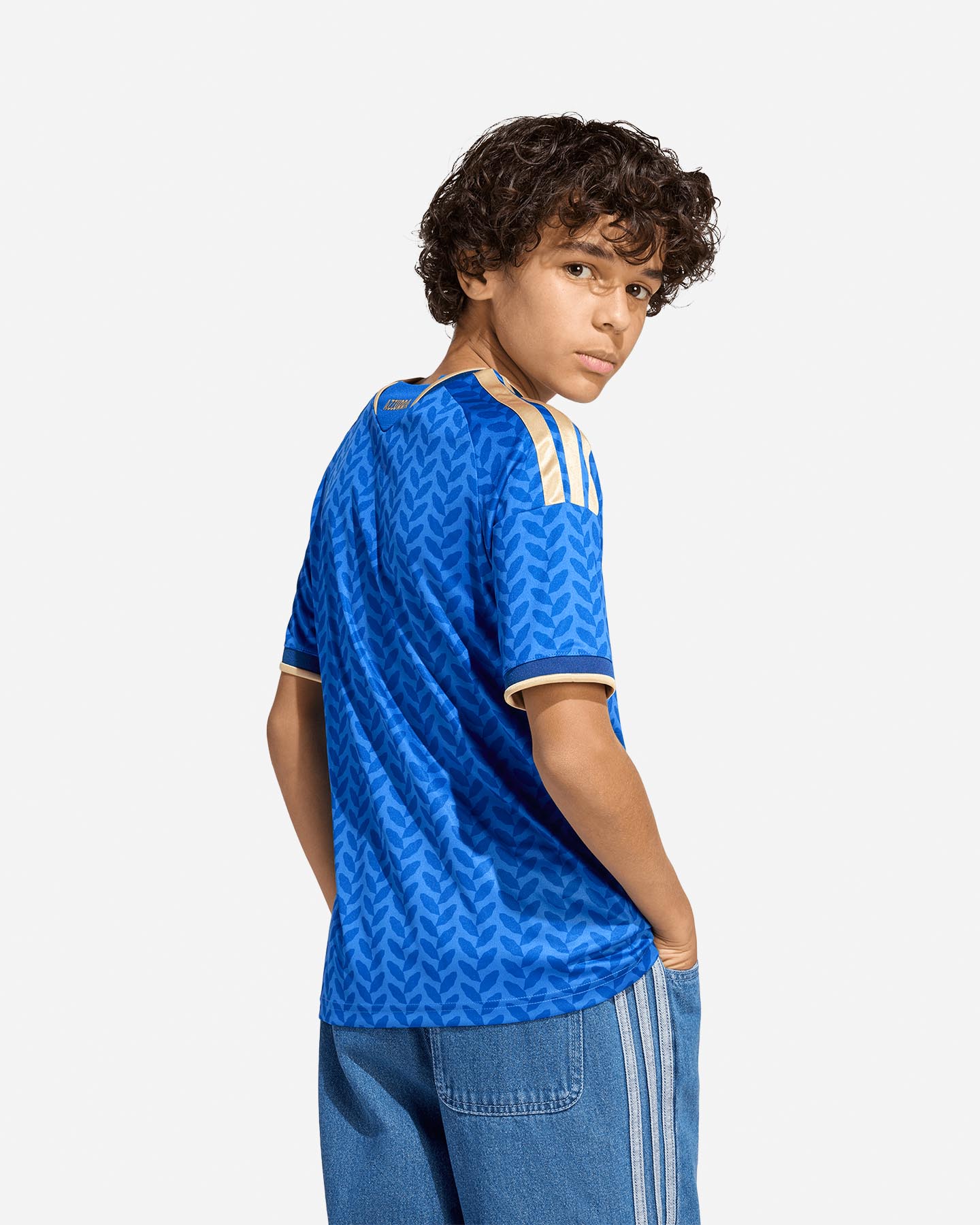 Maglia calcio ufficiale ADIDAS ITALIA FIGC HOME JR - Blu - 3 | Cisalfa Sport