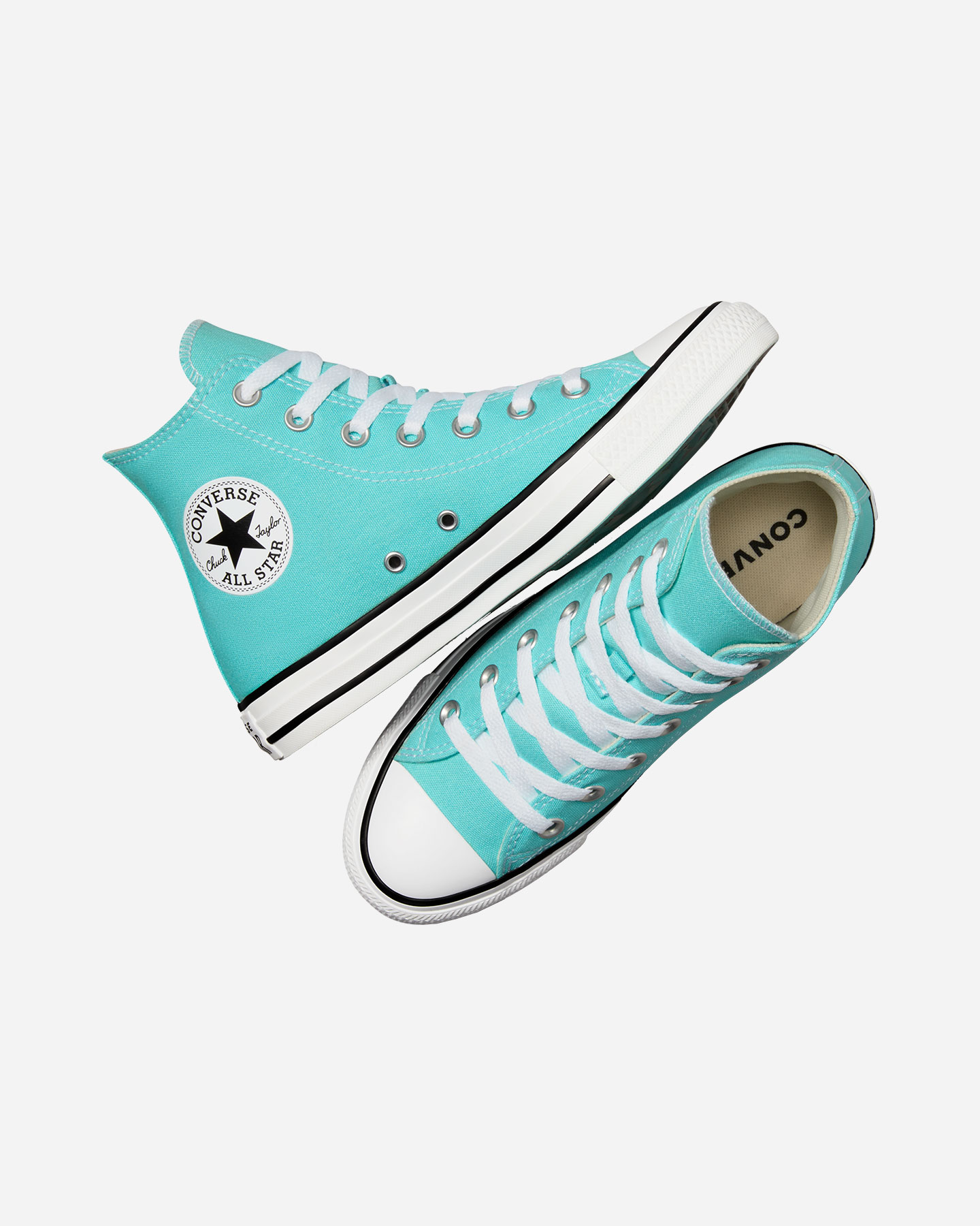 Scarpe sneakers CONVERSE CHUCK TAYLOR ALL STAR HIGH CANVAS W - Azzurro - 3 | Cisalfa Sport