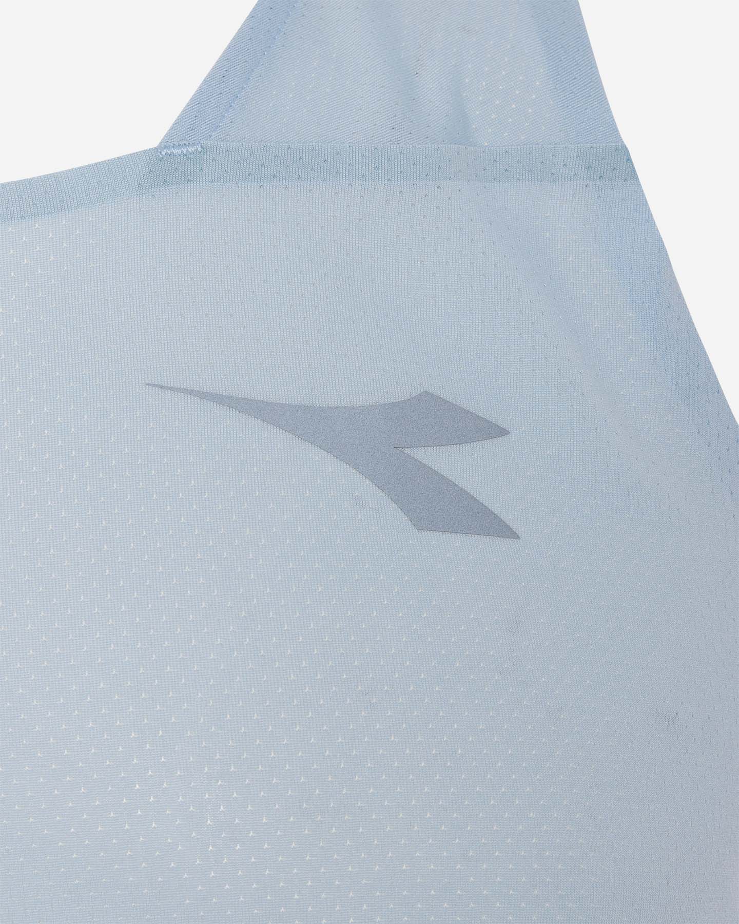 Canotta running DIADORA SUPERLIGHT M - Azzurro - 2 | Cisalfa Sport