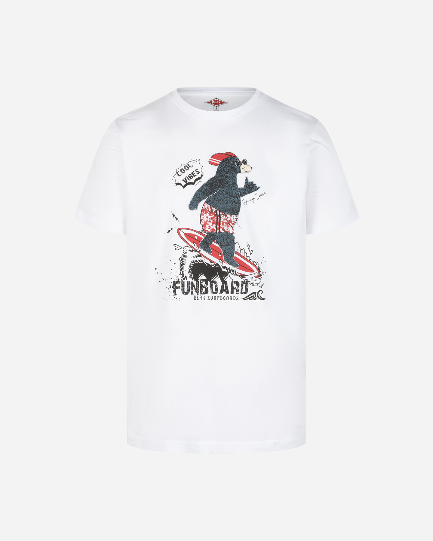 T-shirt BEAR GRAPHIC M - Bianco - 5 | Cisalfa Sport