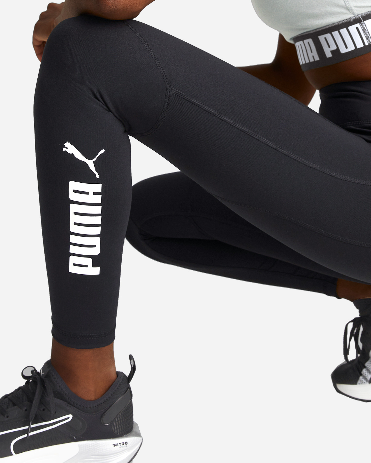 Leggings PUMA POLY 7/8 BLOGO W - Nero - 3 | Cisalfa Sport