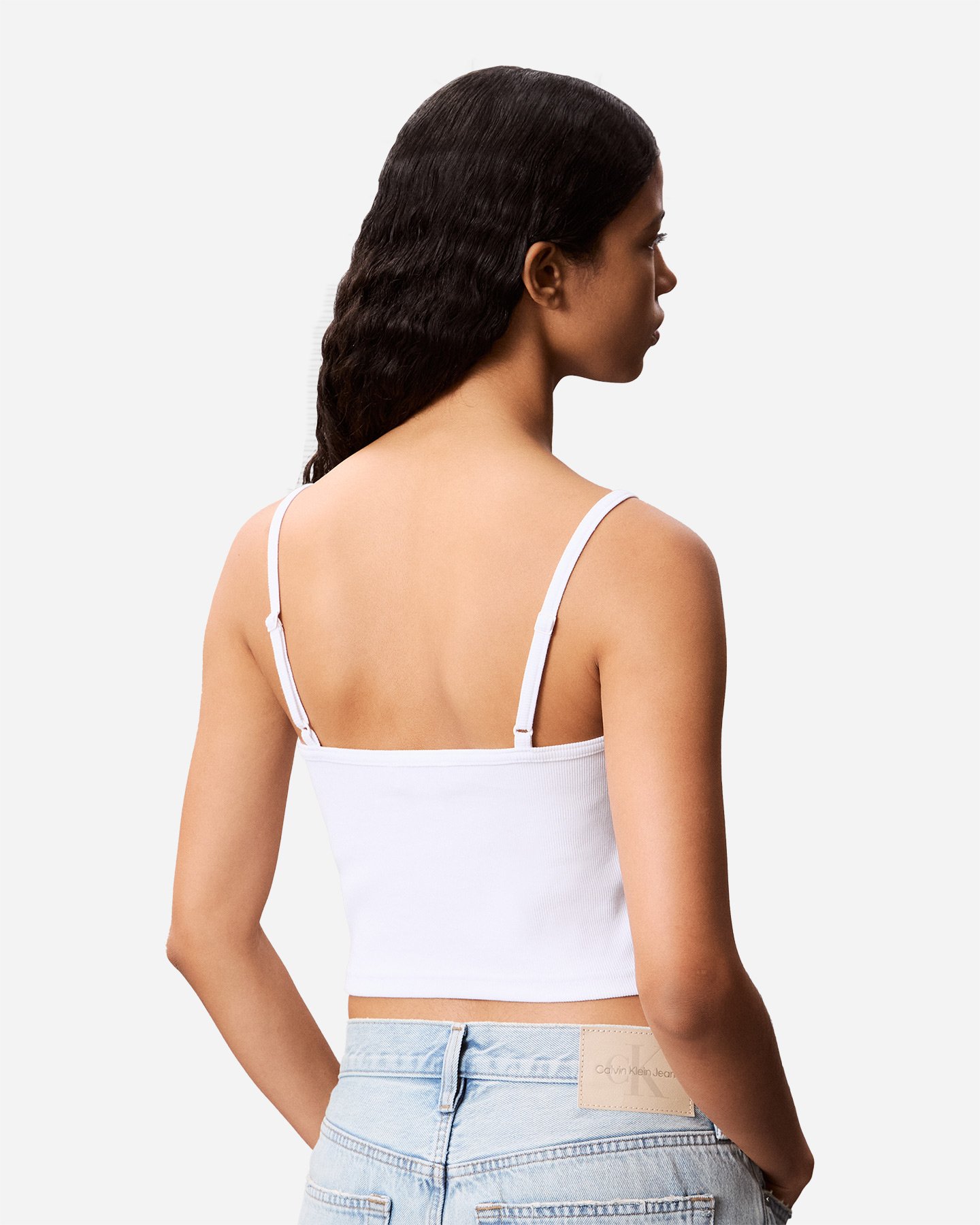 Canotta CALVIN KLEIN JEANS LOGO W - Bianco - 1 | Cisalfa Sport