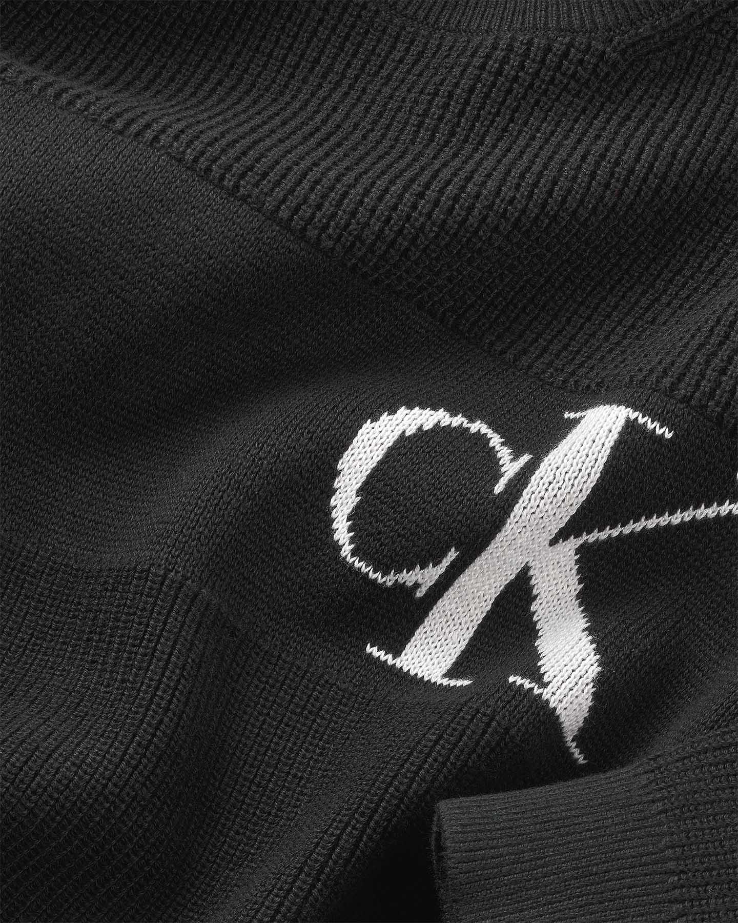 Maglione CALVIN KLEIN JEANS COLOR BLOCK JR - Nero - 1 | Cisalfa Sport