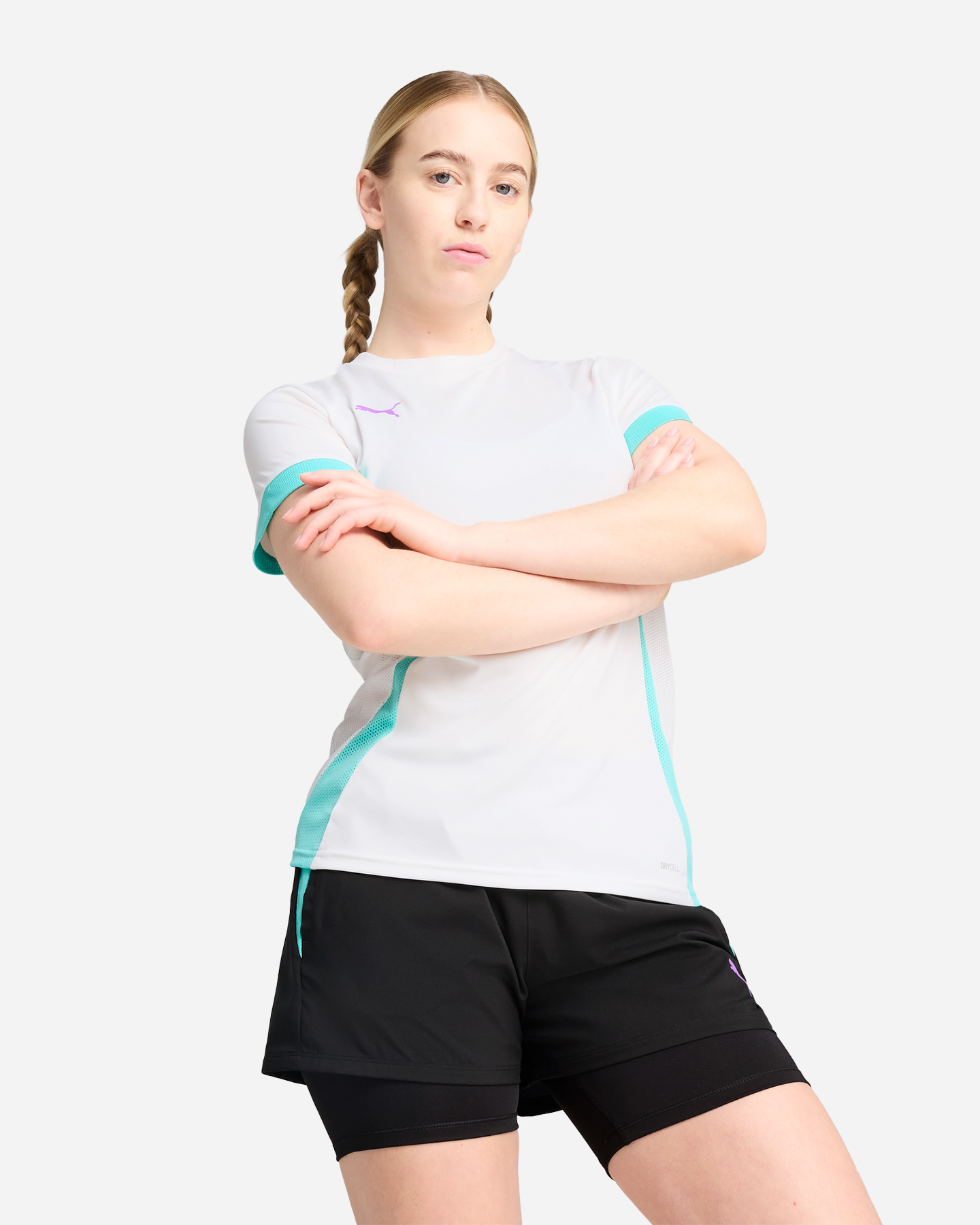 T-shirt tennis PUMA INDIVIDUAL PADEL W - Bianco - 2 | Cisalfa Sport