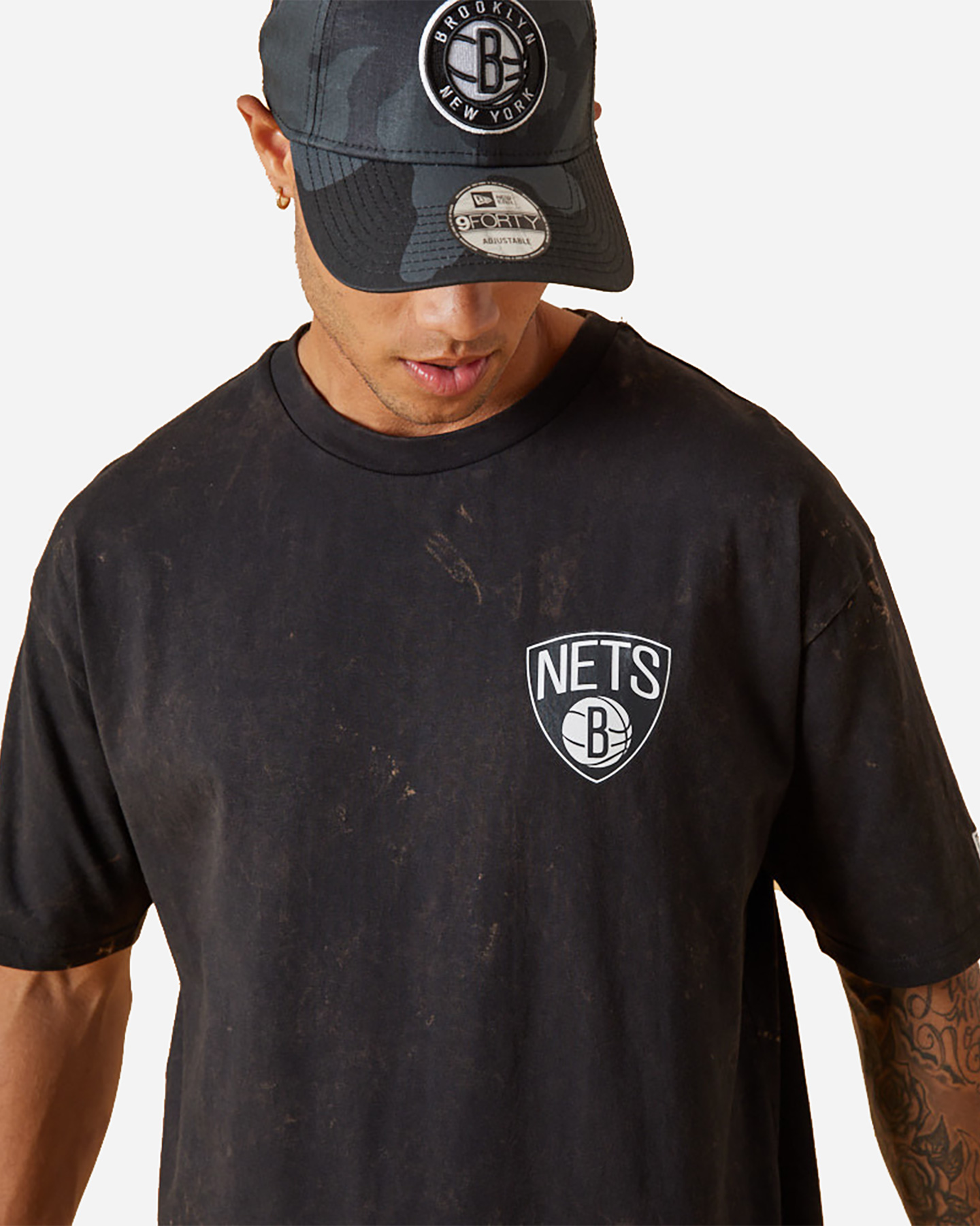 T-shirt NEW ERA NBA WASHED BROOKLYN NETS M - 3 | Cisalfa Sport