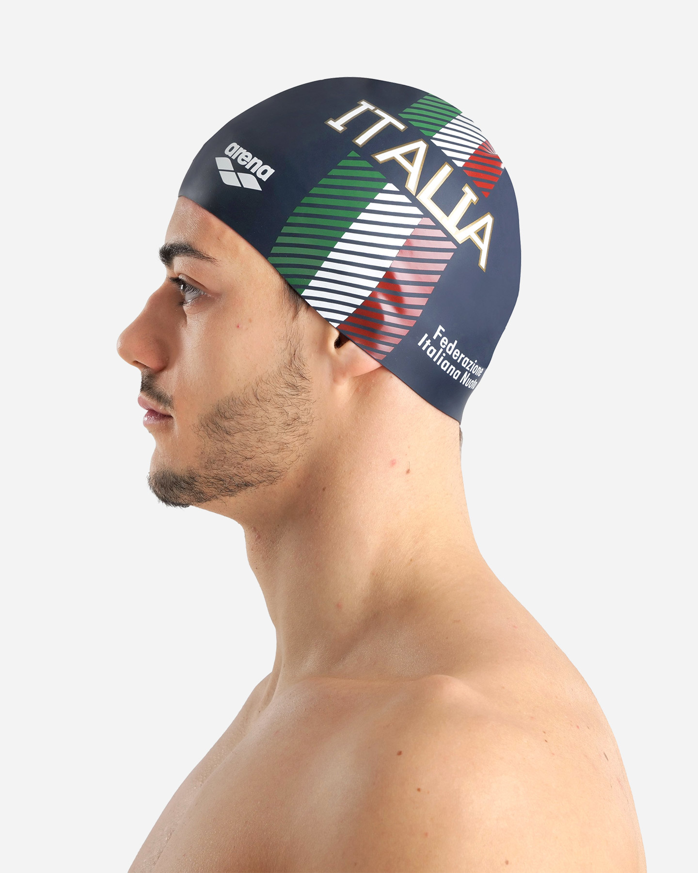 Cuffia piscina ARENA FIN SILICONE  - Blu Navy - 3 | Cisalfa Sport