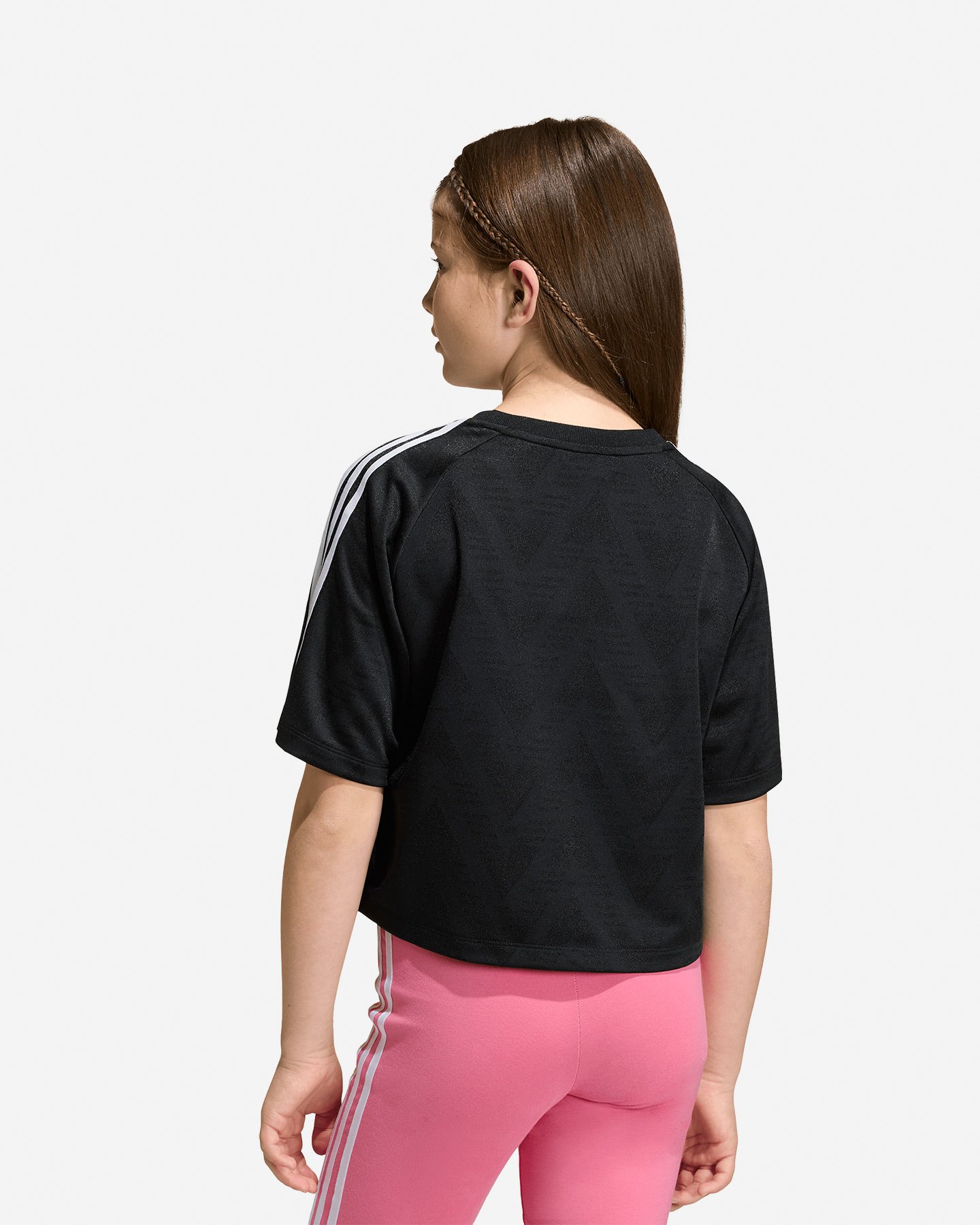 T-shirt ADIDAS BOXY 3STRIPES JR - Nero - 2 | Cisalfa Sport