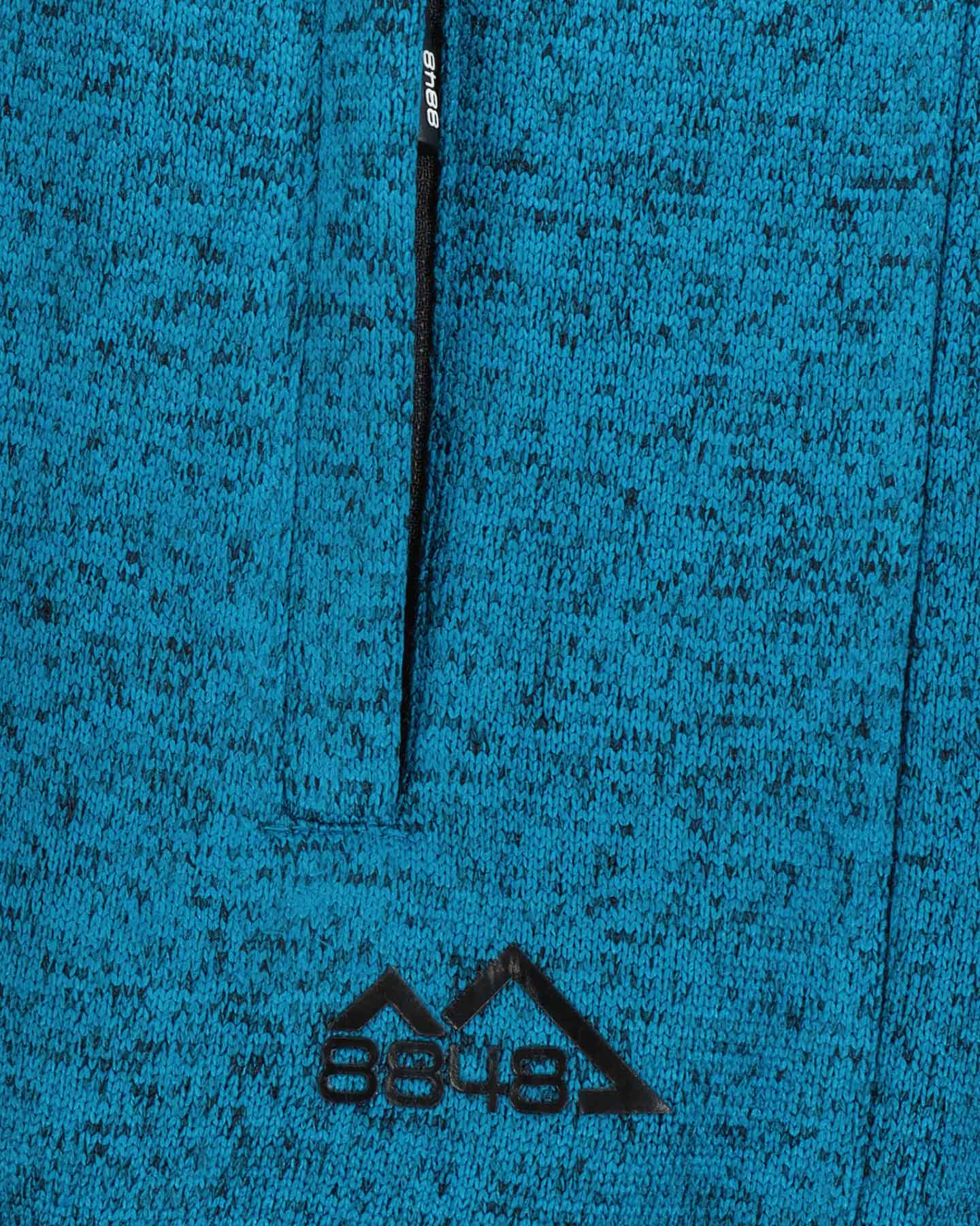 Pile 8848 KNIT MELANGE FZ M - Azzurro - 2 | Cisalfa Sport