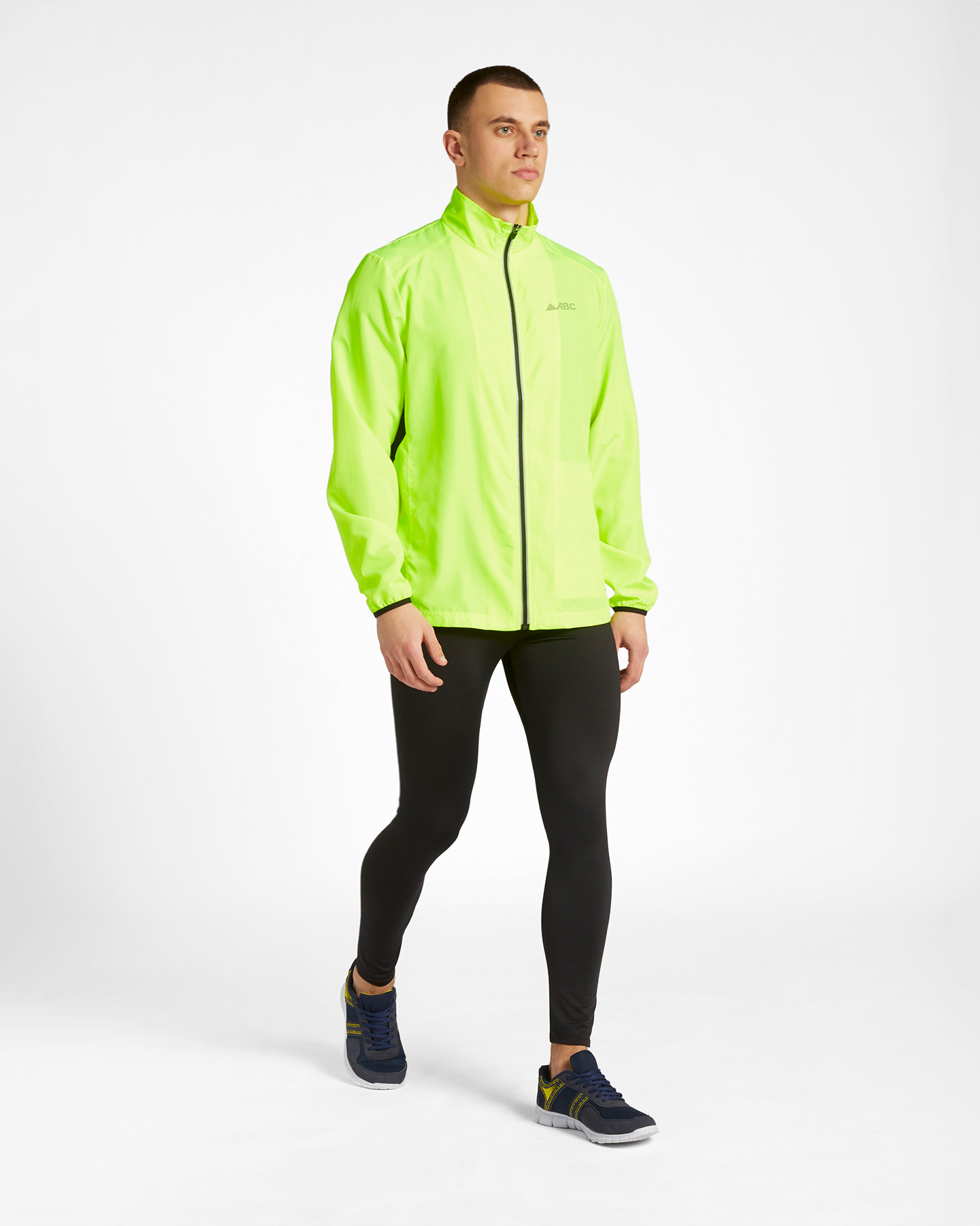 Giacca running ABC RUN MULTCOLORI M - Giallo - 3 | Cisalfa Sport
