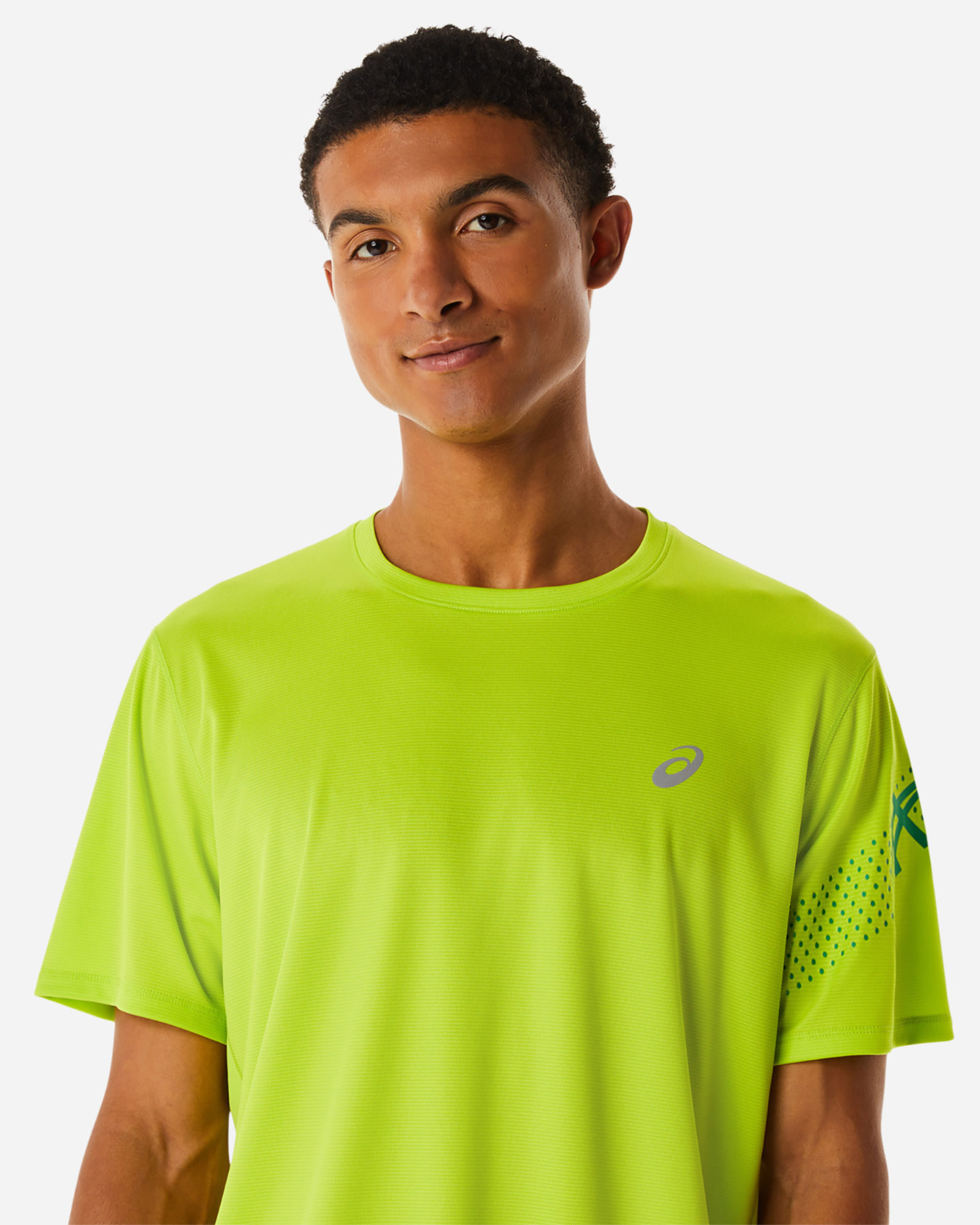 T-shirt running ASICS ICON M - Verde - 3 | Cisalfa Sport