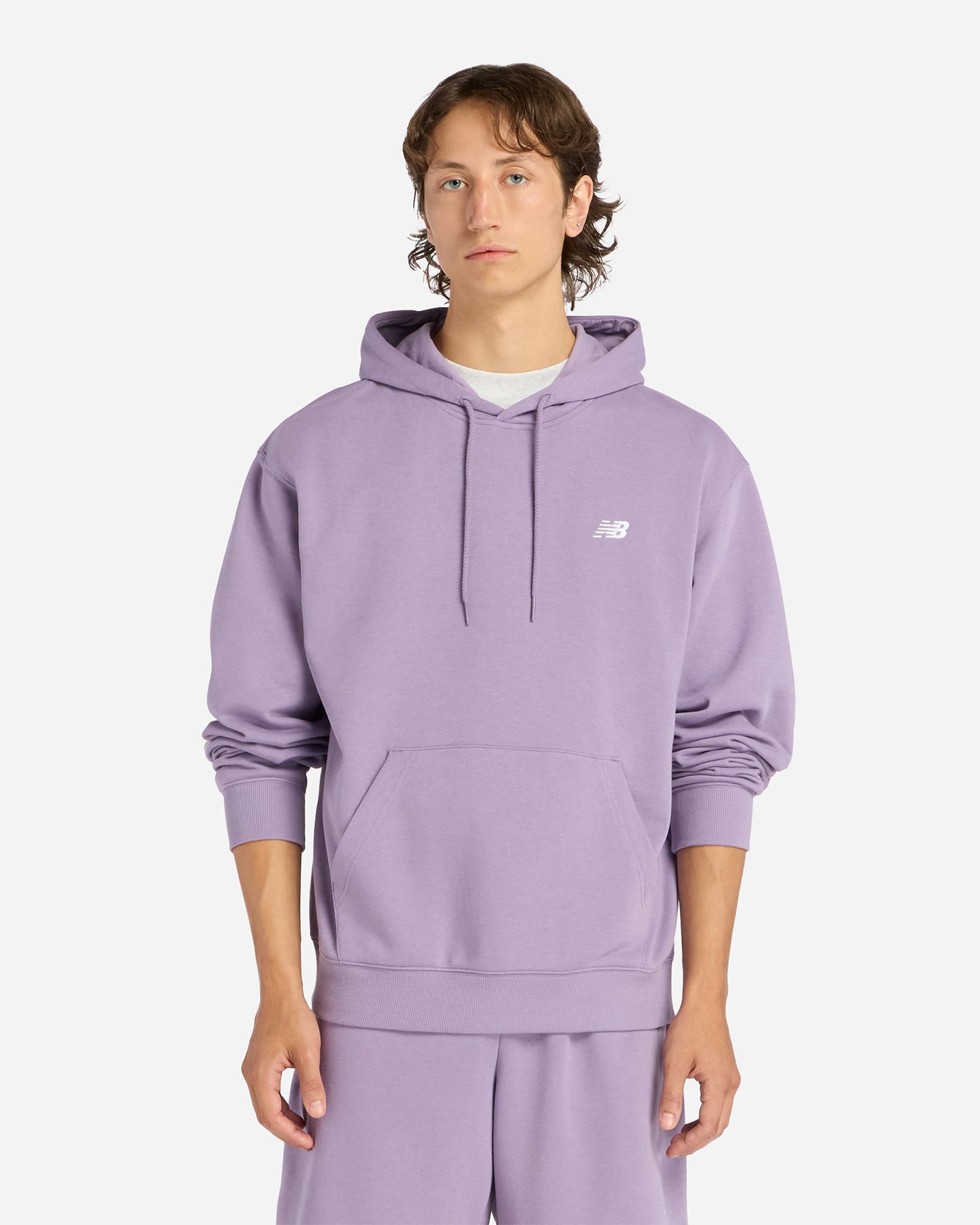 Felpa NEW BALANCE ESSENTIAL SMALL LOGO M - Viola - 0 | Cisalfa Sport