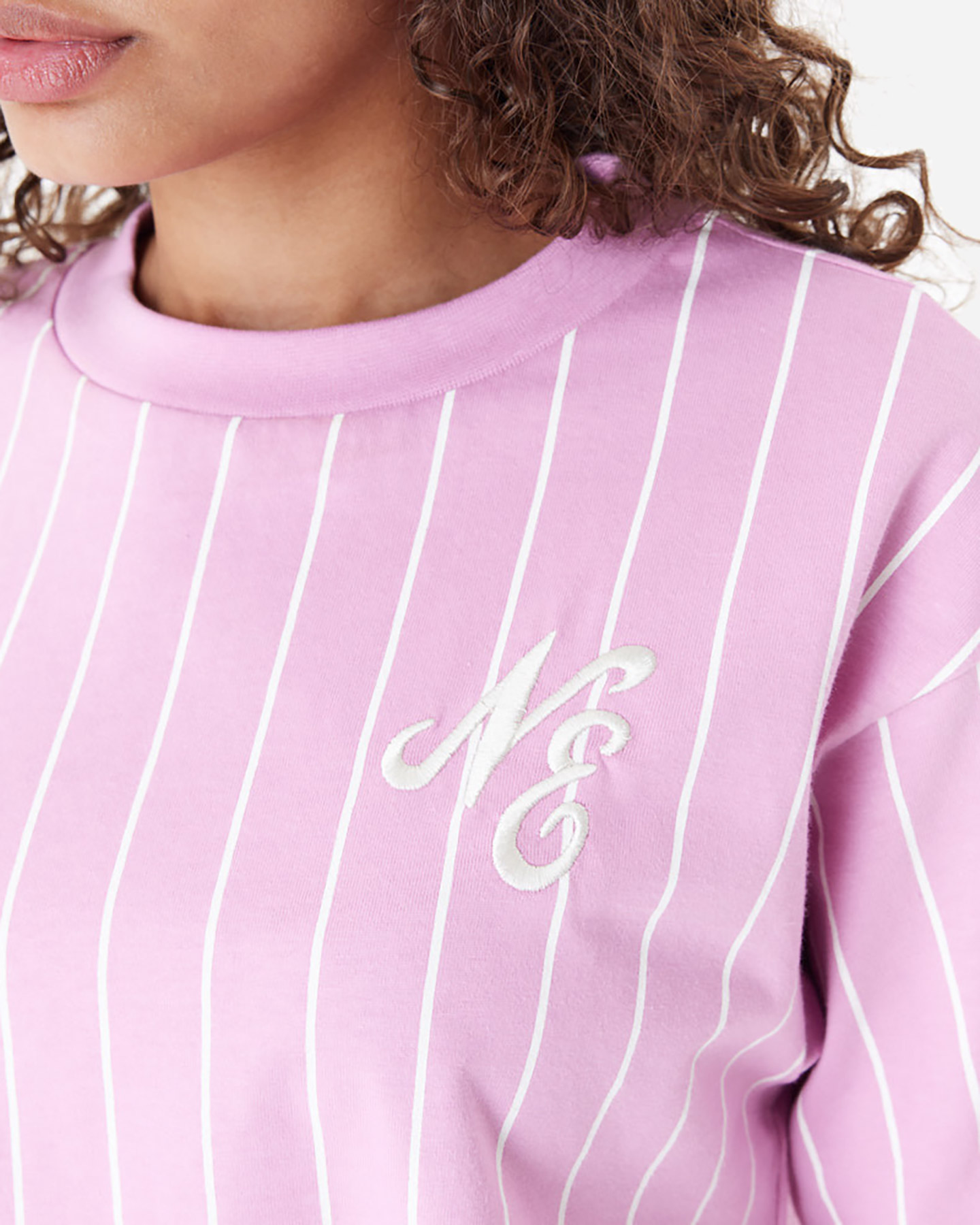 T-shirt NEW ERA CROP NEW YORK YANKEES W - Rosa - 3 | Cisalfa Sport