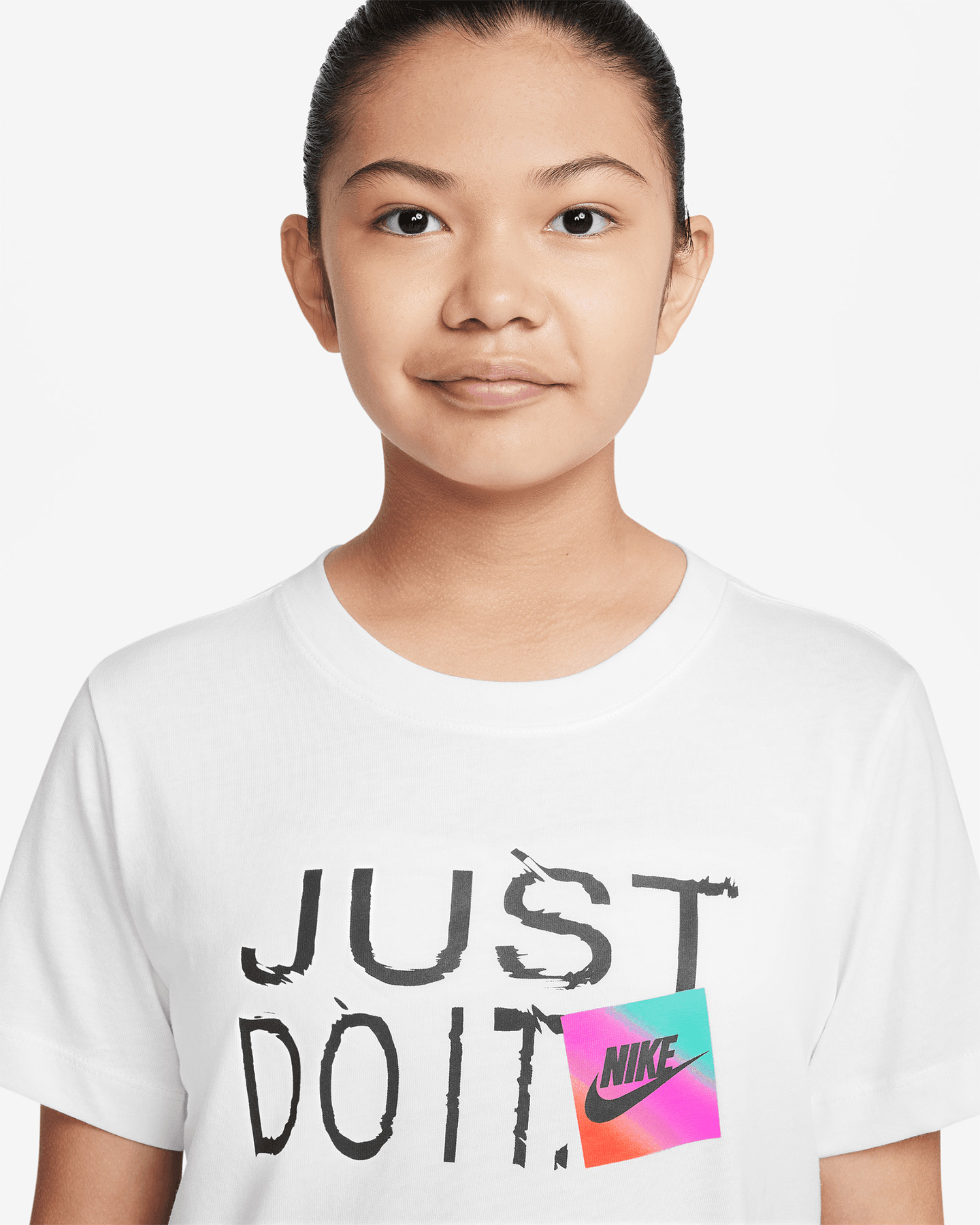 T-shirt NIKE RAINBOW JR - Bianco - 2 | Cisalfa Sport