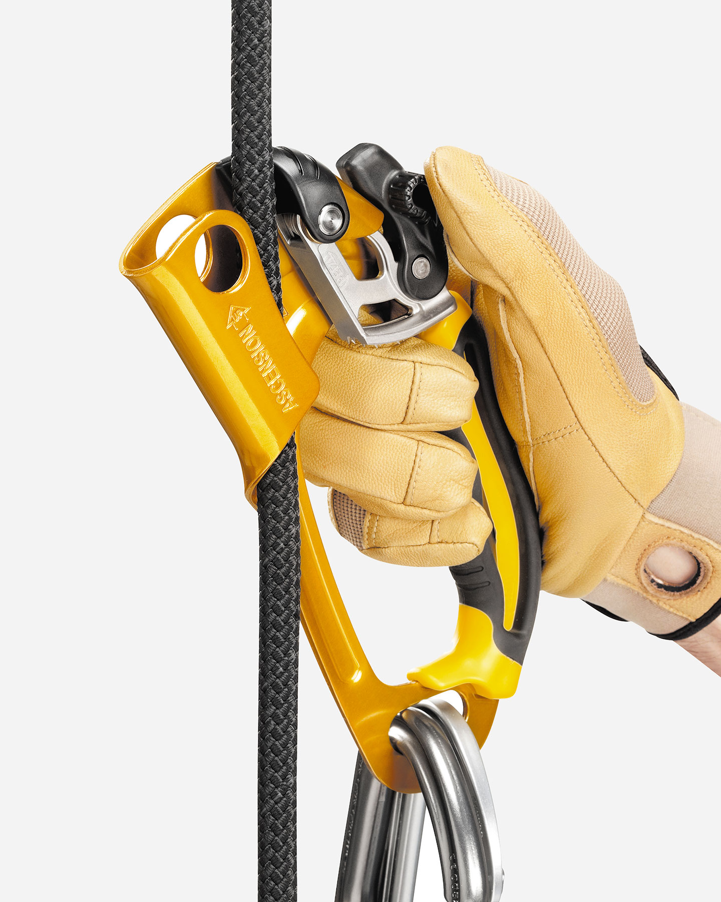 Discensore PETZL ASCENSION DX  - Arancione - 2 | Cisalfa Sport