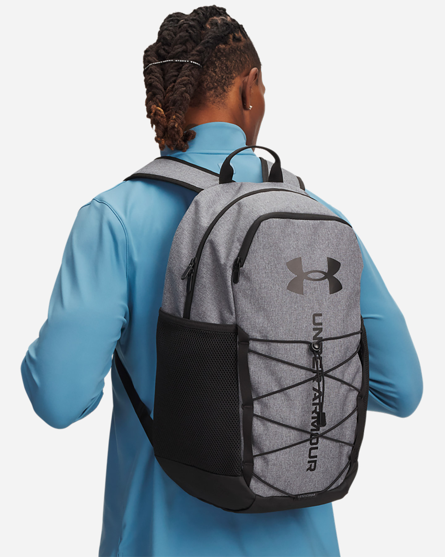 Zaino UNDER ARMOUR HUSTLE SPORT 6.0  - Grigio - 3 | Cisalfa Sport