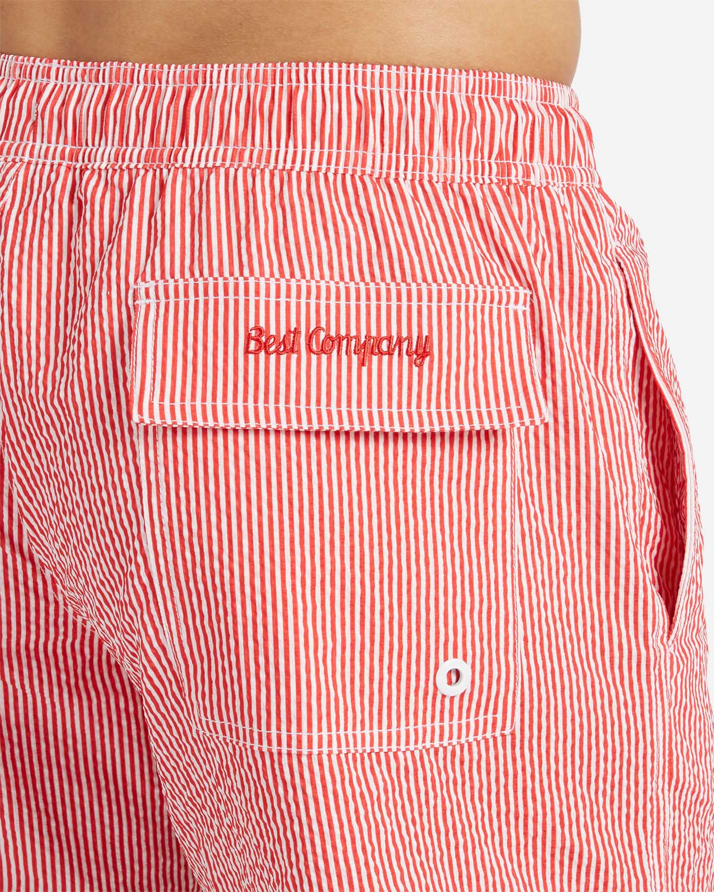 Boxer mare BEST COMPANY SEERSUCKER M - Rosso - 3 | Cisalfa Sport