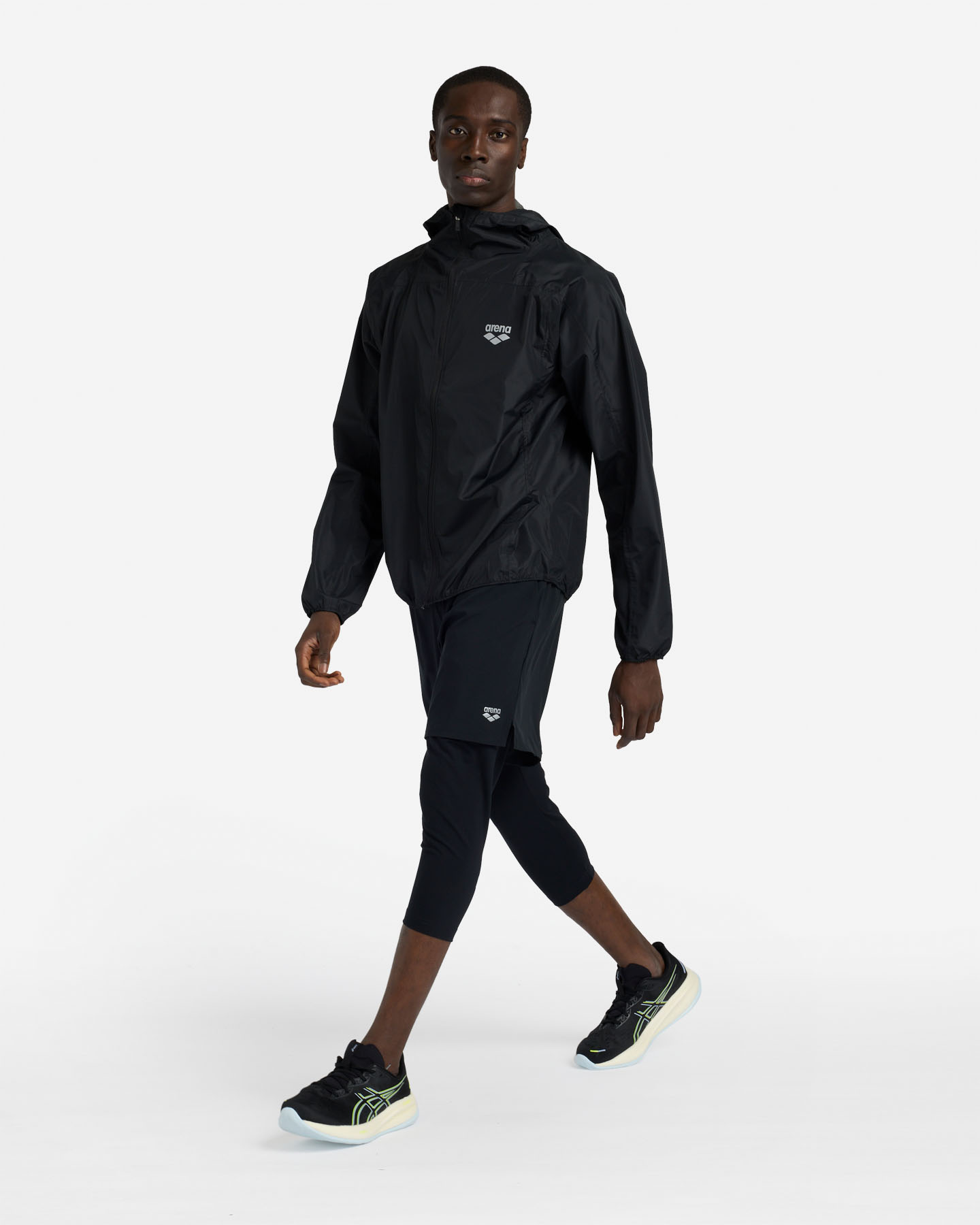 Giacca running ARENA TRAIL M - Nero - 3 | Cisalfa Sport