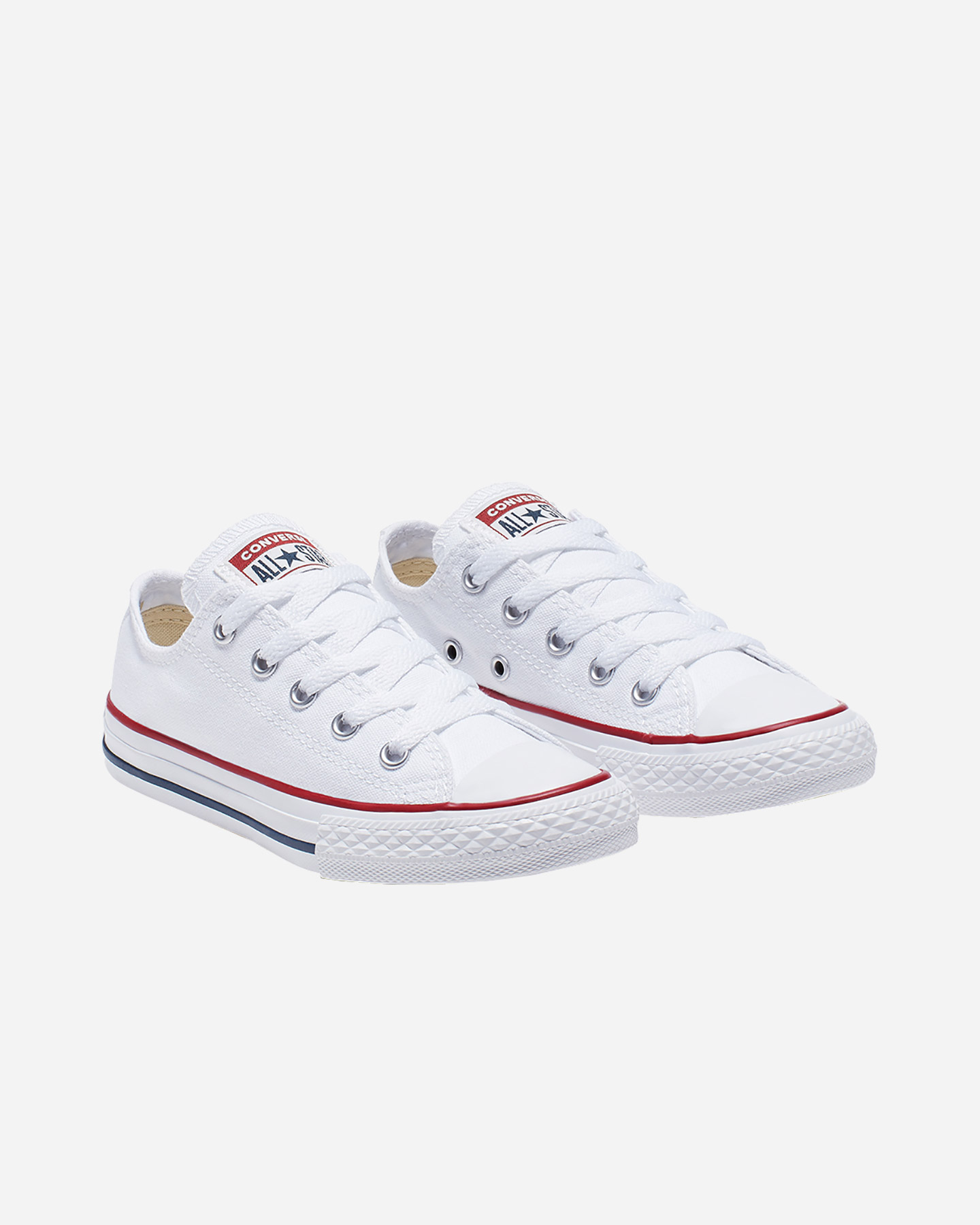 Scarpe sneakers CONVERSE CHUCK TAYLOR ALL STAR OX STAR SEASONAL JR - Bianco - 1 | Cisalfa Sport