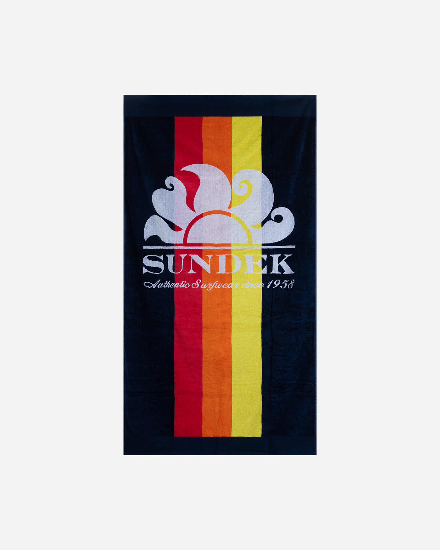 Telo mare SUNDEK RAINBOW LOGO  - Blu Navy - 0 | Cisalfa Sport