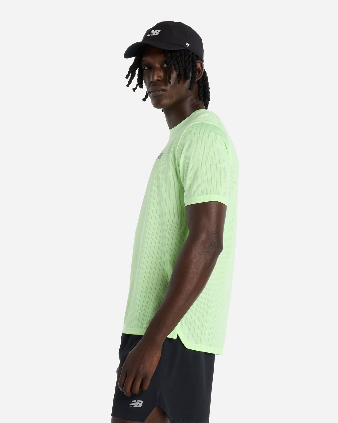 T-shirt running NEW BALANCE ATHLETICS M - Giallo - 1 | Cisalfa Sport