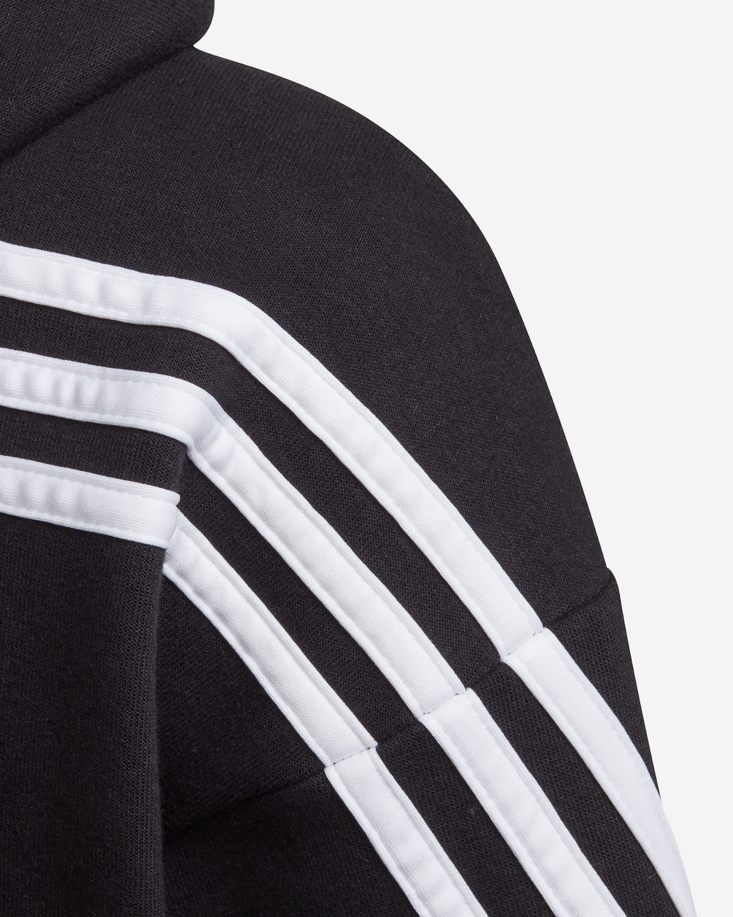 Felpa ADIDAS DOUBLE KNIT 3S JR - Nero - 2 | Cisalfa Sport