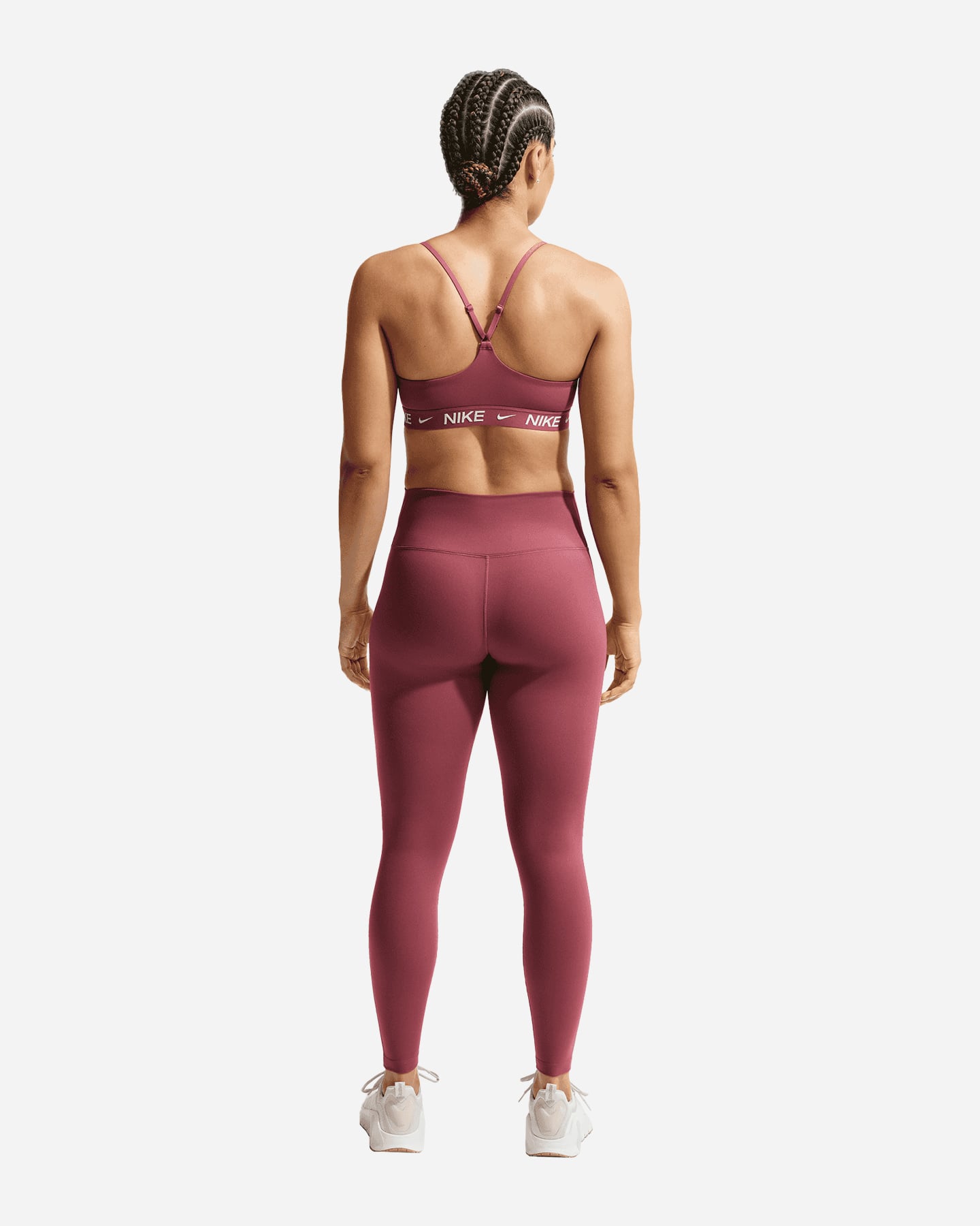 Bra training NIKE LS INDY ELASTIC LOGO W - Rosa - 2 | Cisalfa Sport
