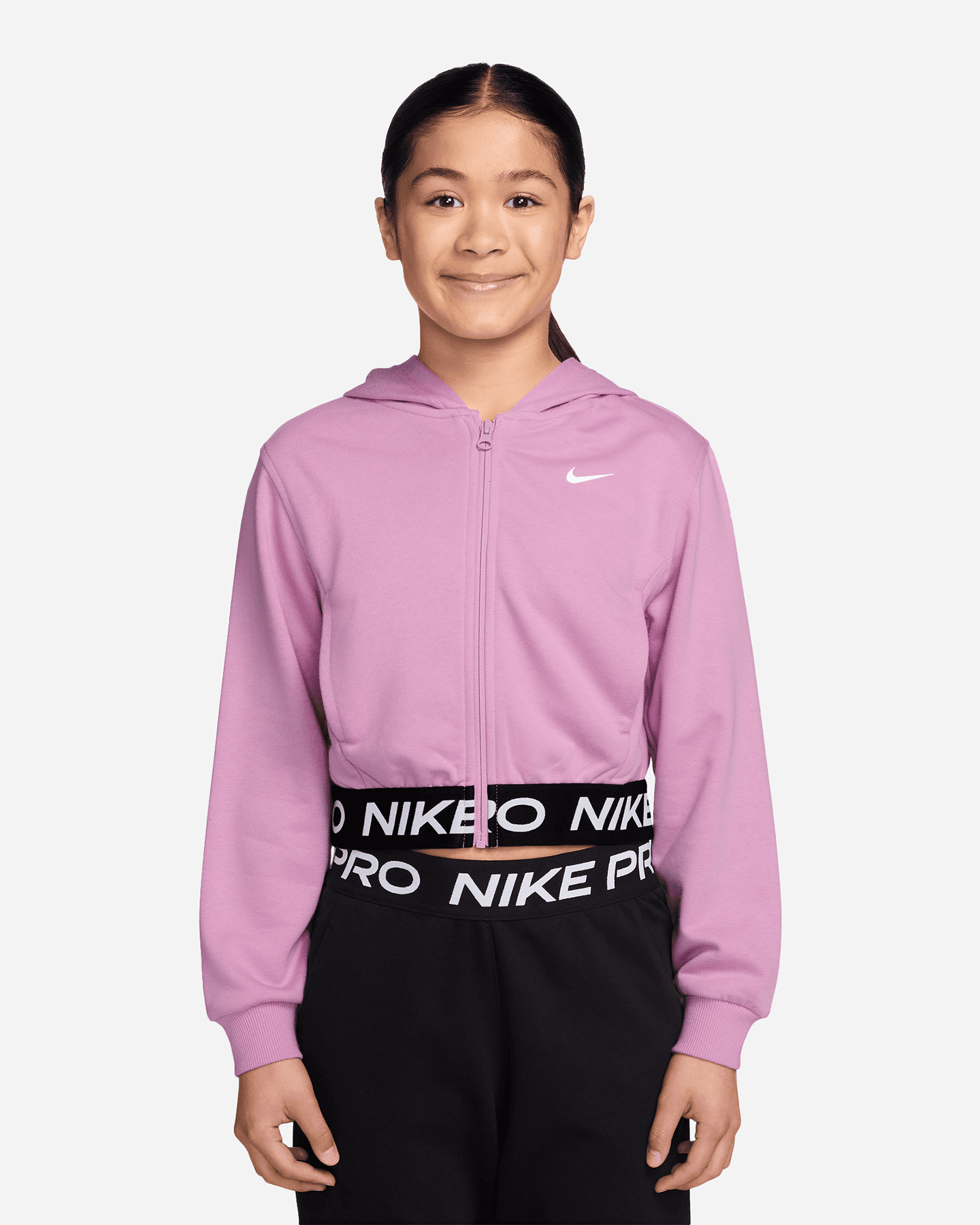Felpa NIKE TAPE PRO HIGH RISE JR - Viola - 0 | Cisalfa Sport