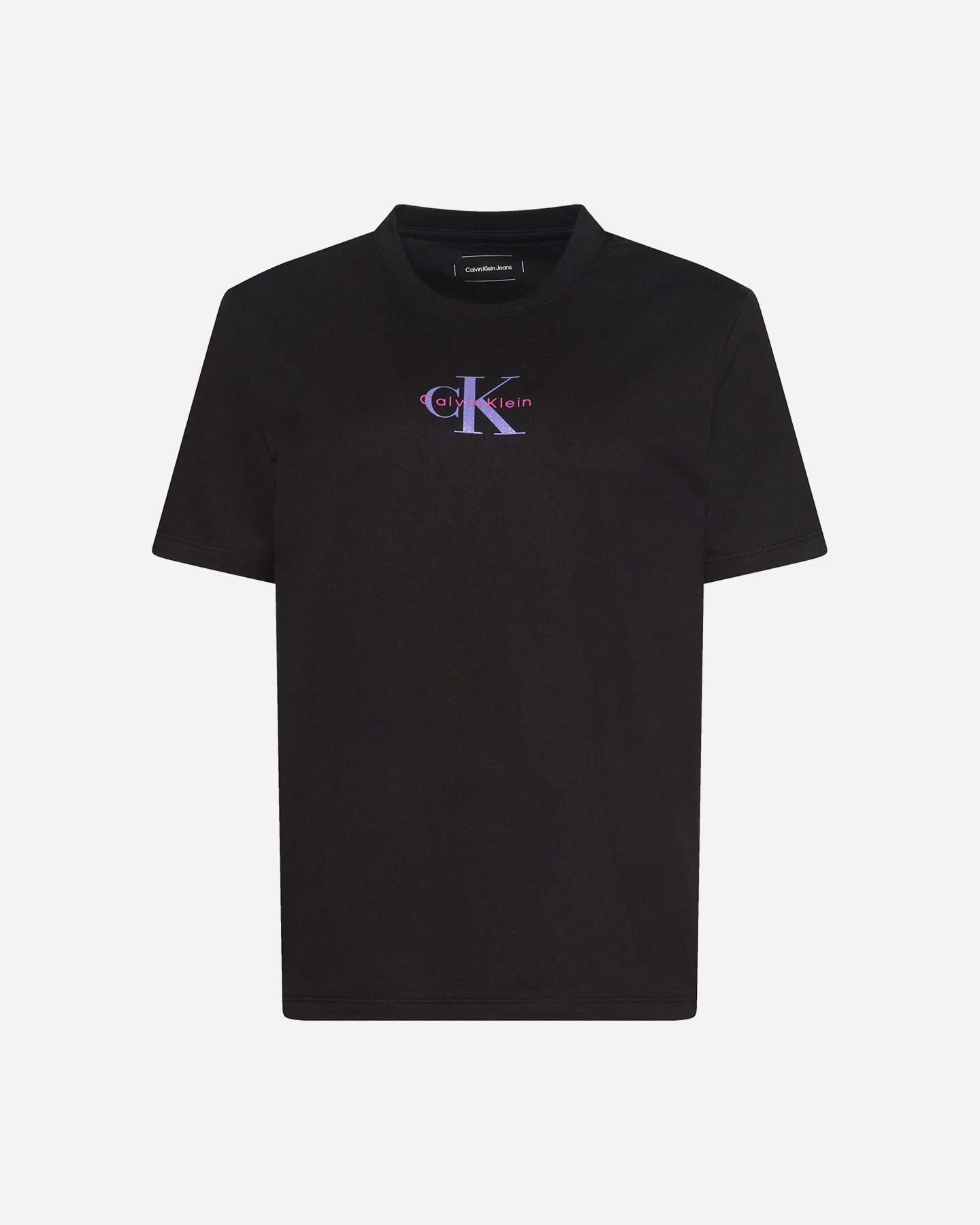 T-shirt CALVIN KLEIN JEANS LOGO GLITTER W - Nero - 0 | Cisalfa Sport