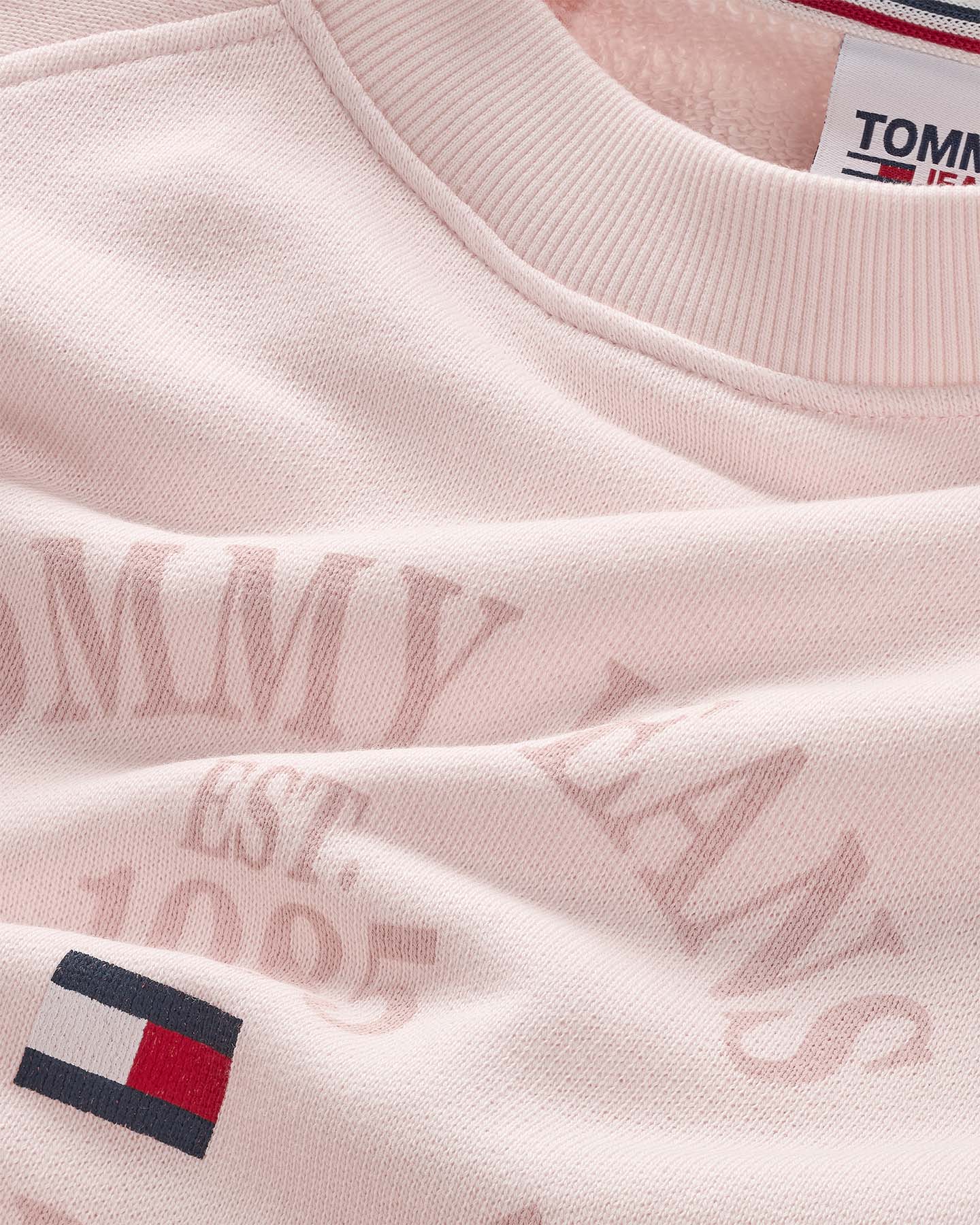 Felpa TOMMY HILFIGER RELAXEDORLDWIDE W - Rosa - 2 | Cisalfa Sport