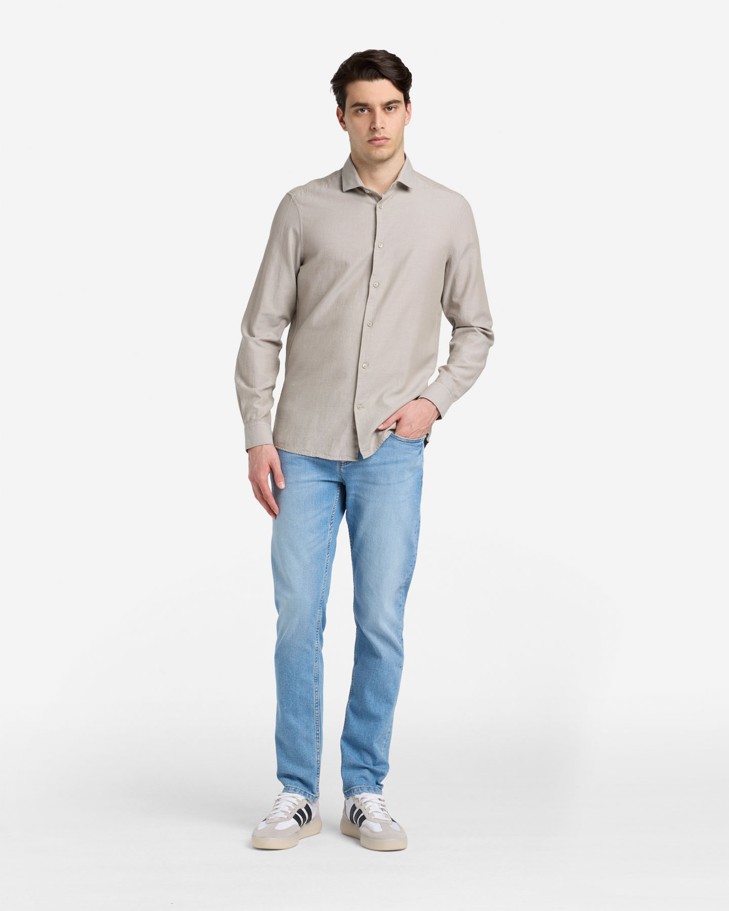 Camicia DACK'S ESSENTIAL M - Beige - 4 | Cisalfa Sport