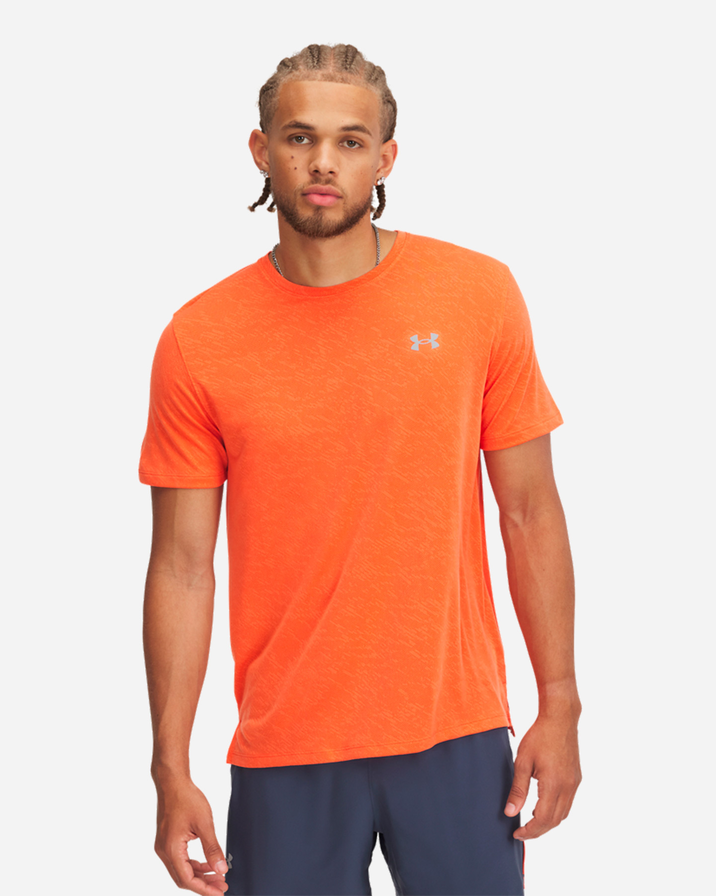 T-shirt running UNDER ARMOUR LAUNCH CAMO M - Arancione - 0 | Cisalfa Sport