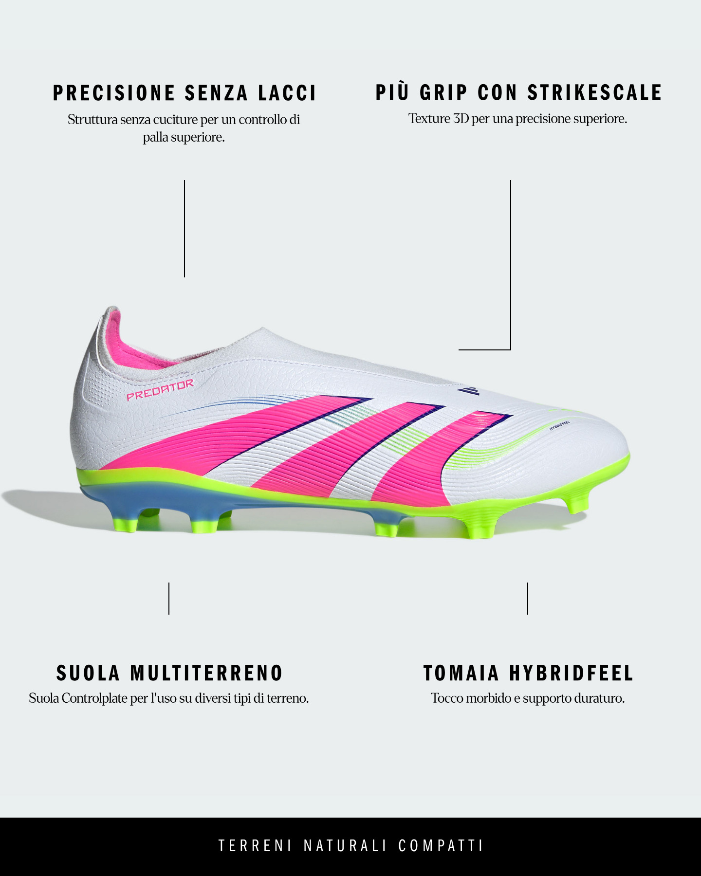 Scarpe calcio ADIDAS PREDATOR LEAGUE LL FG-MG M - Color mix - 5 | Cisalfa Sport